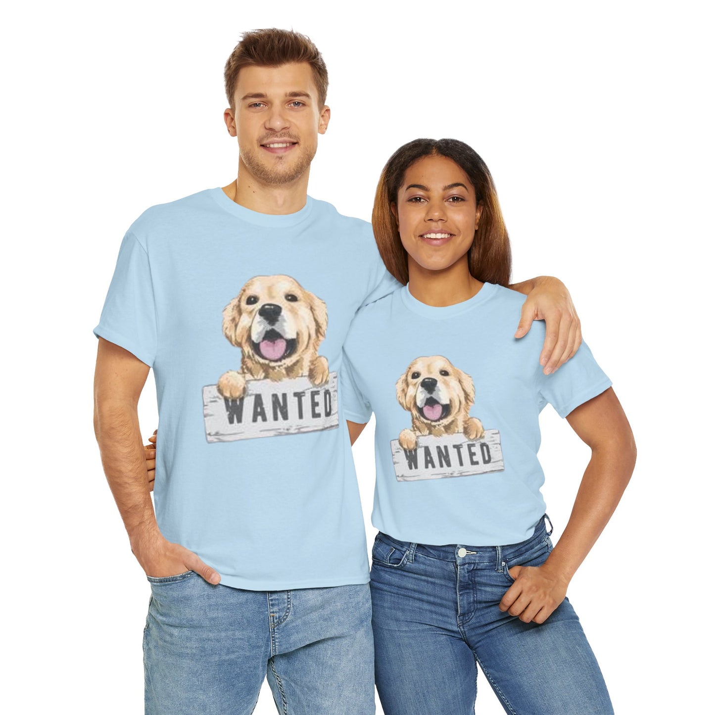 Wanted Dog Unisex Heavy Cotton Tee