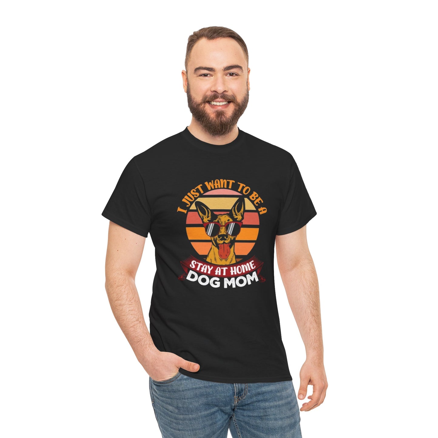 Stay-at-Home Dog Mom Tee