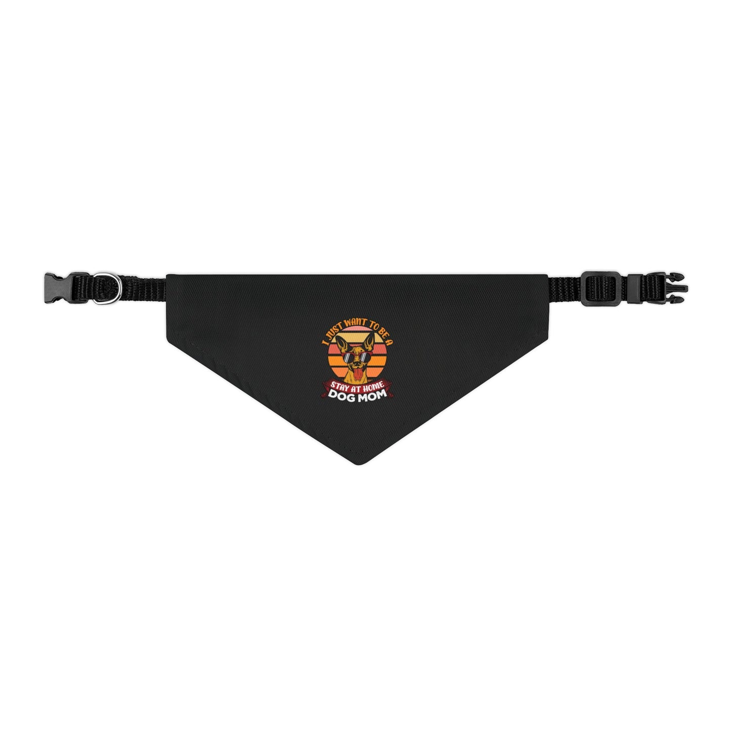 Dog Mom Pet Bandana Collar
