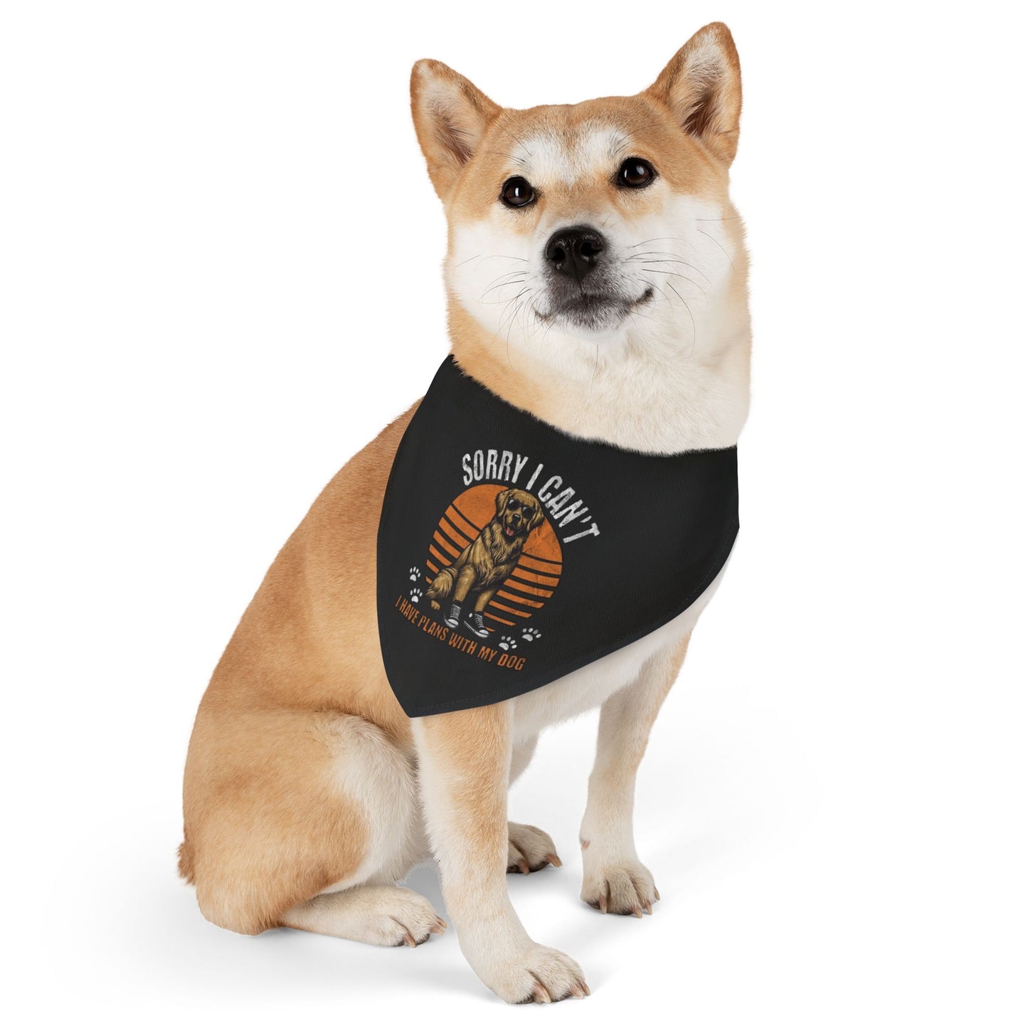 Sorry I Can't Pet Bandana Collar