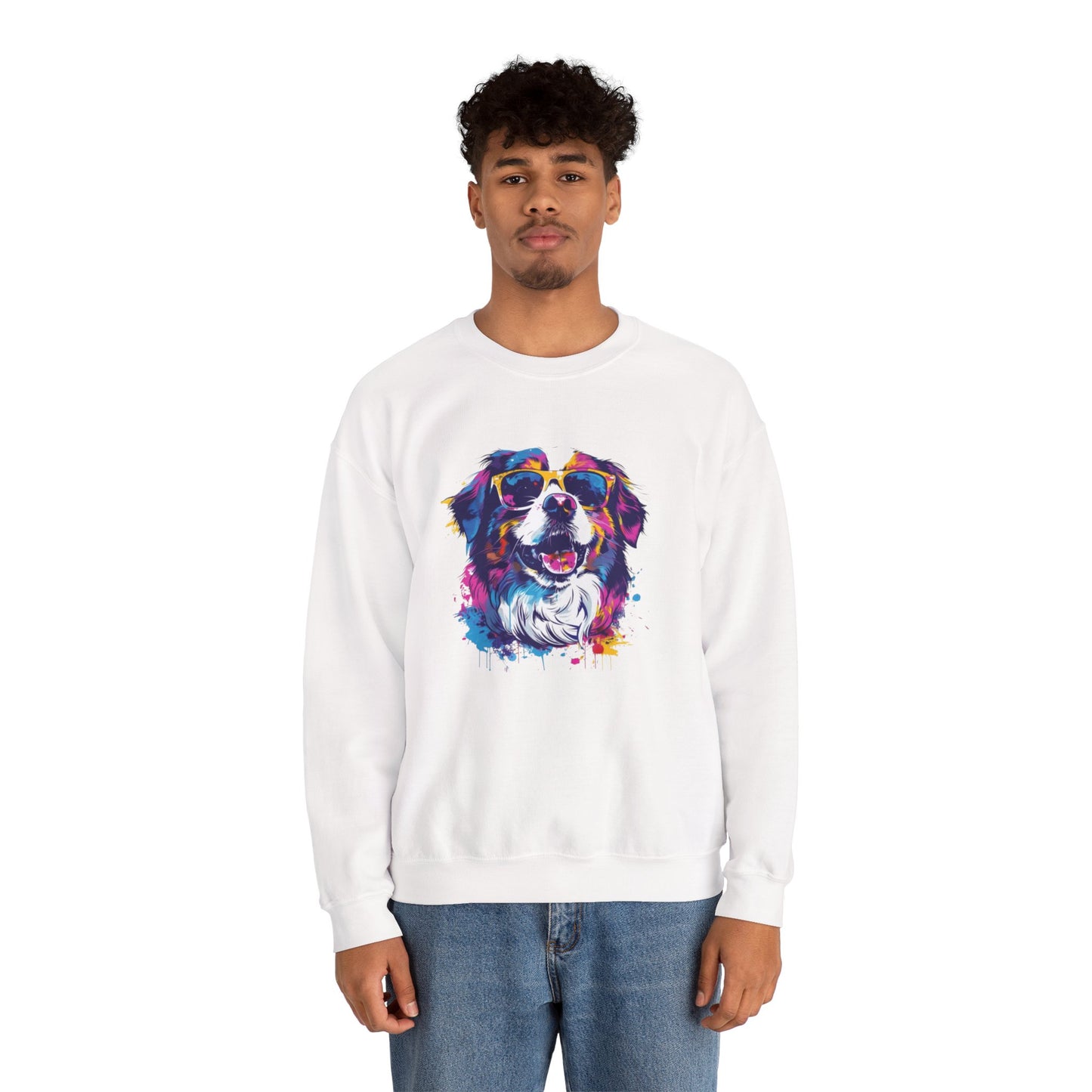 Colorful Dog Lover's Sweatshirt