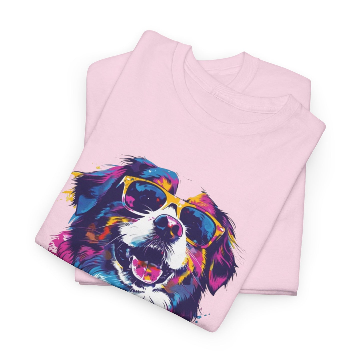 Colorful Dog Art Tee