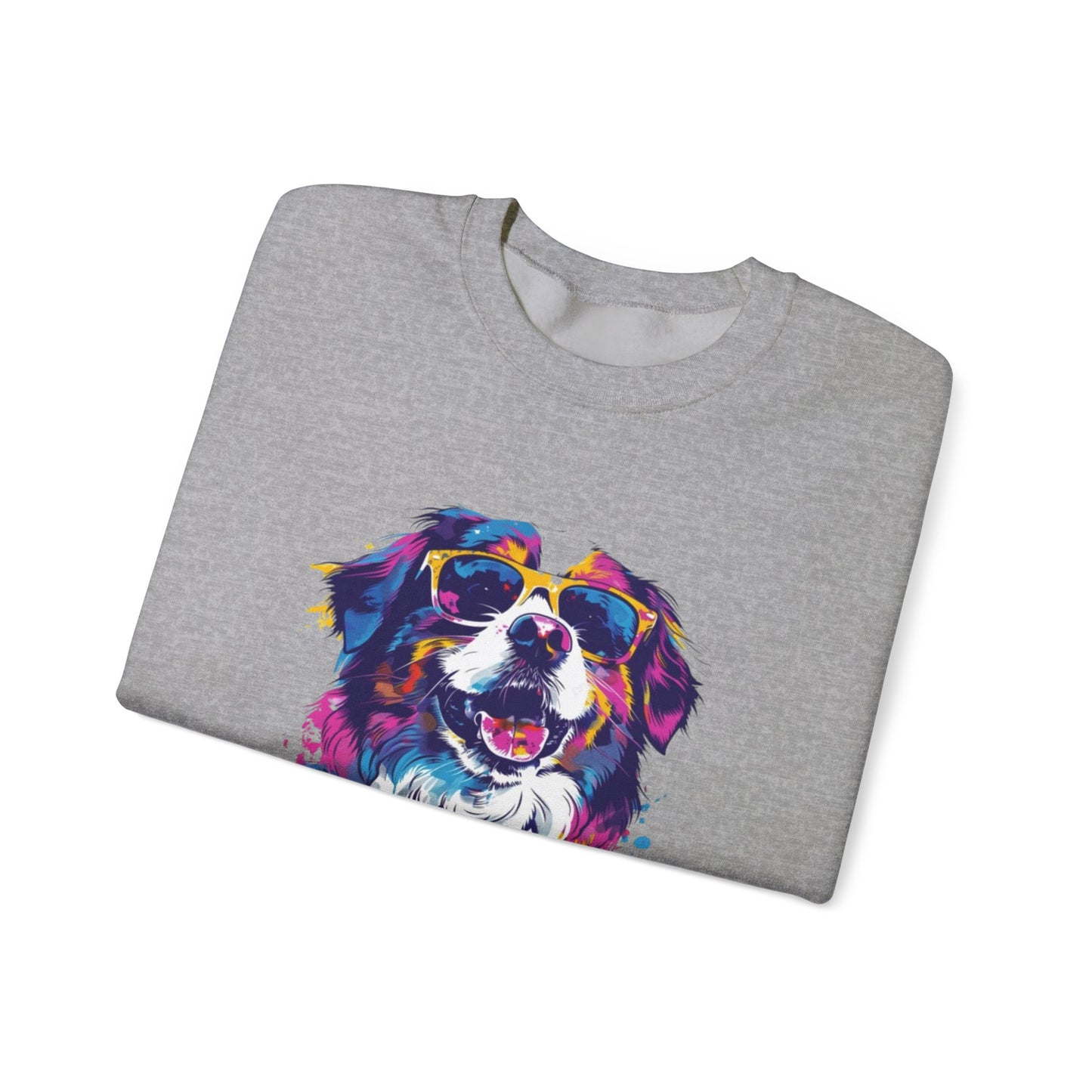 Colorful Dog Lover's Sweatshirt