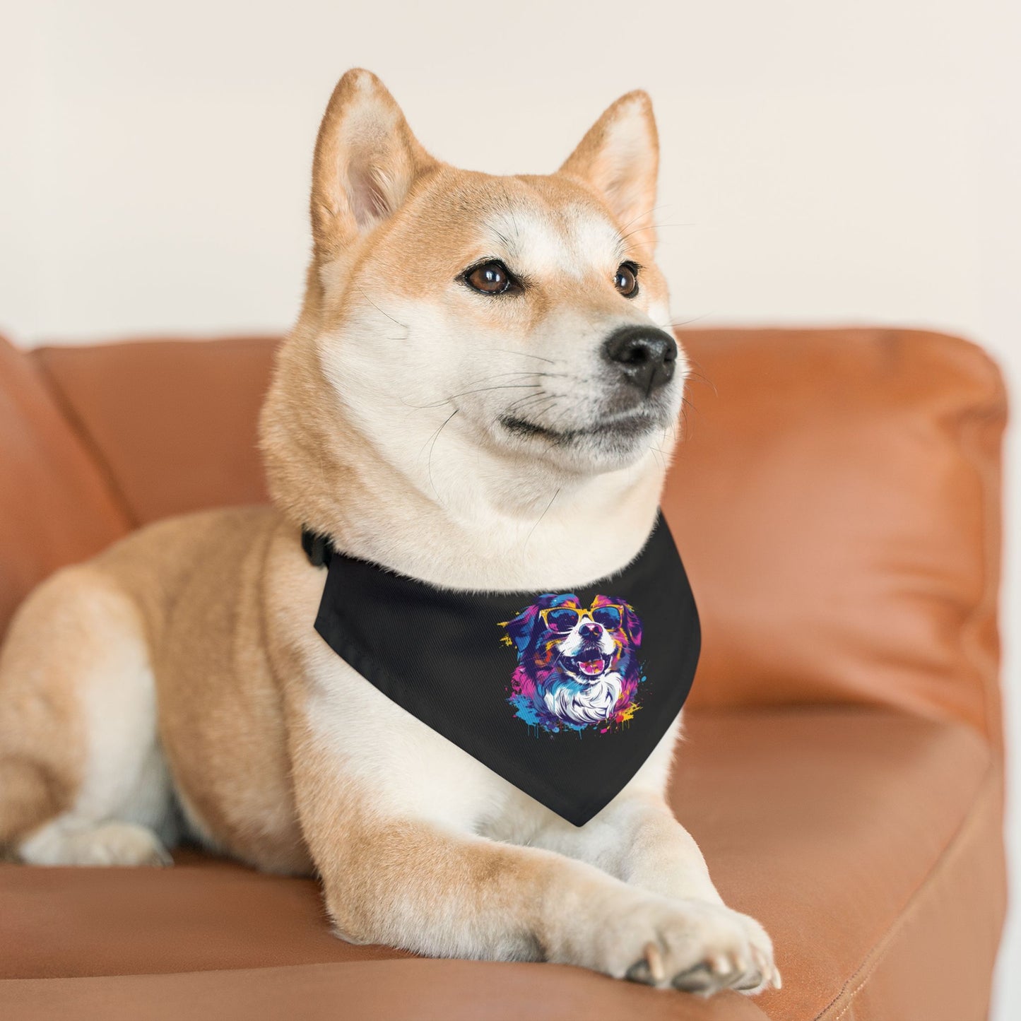 Colorful Dog Bandana Collar