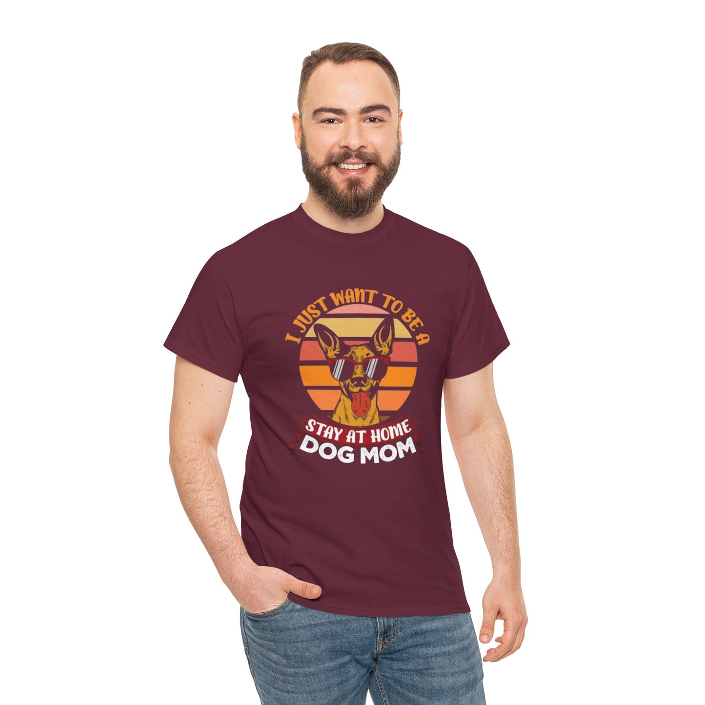 Stay-at-Home Dog Mom Tee