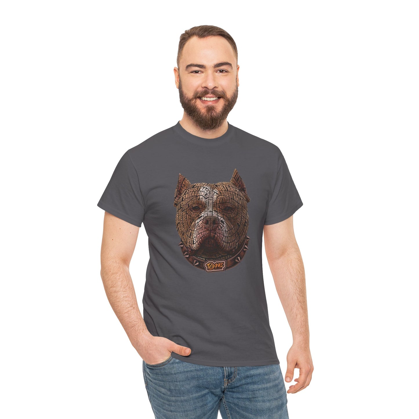 Pitbull Design Unisex Heavy Cotton Tee