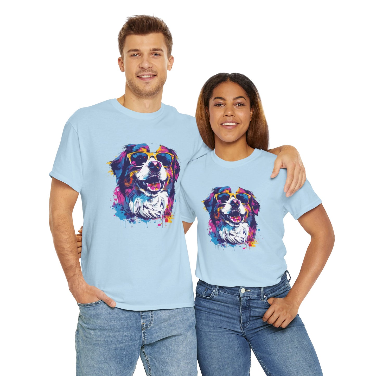 Colorful Dog Art Tee