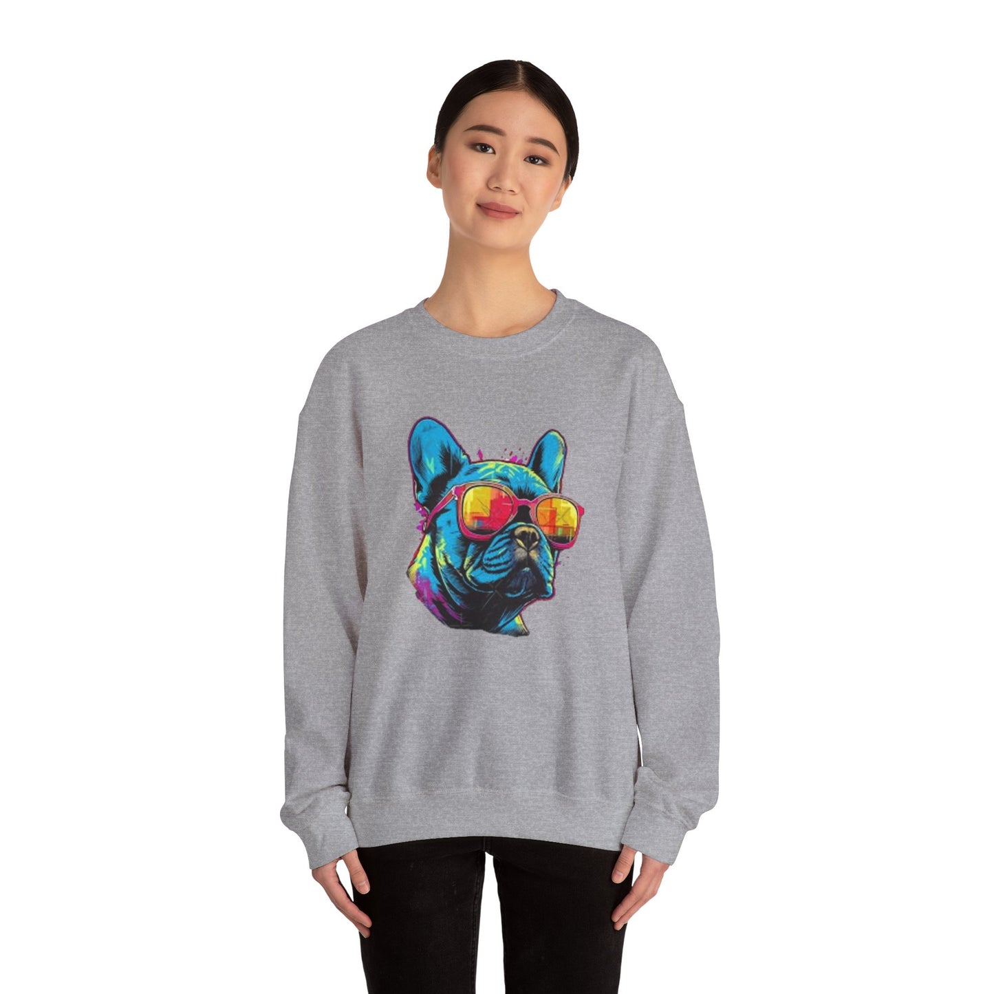 Colorful Bulldog Sweatshirt