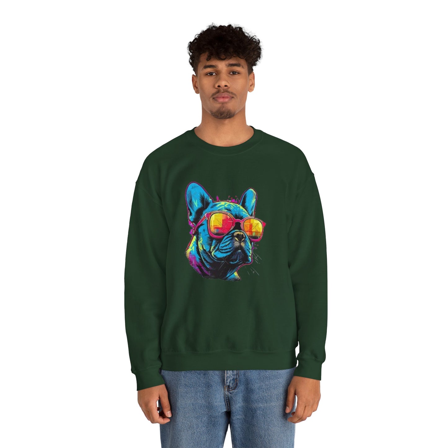 Colorful Bulldog Sweatshirt