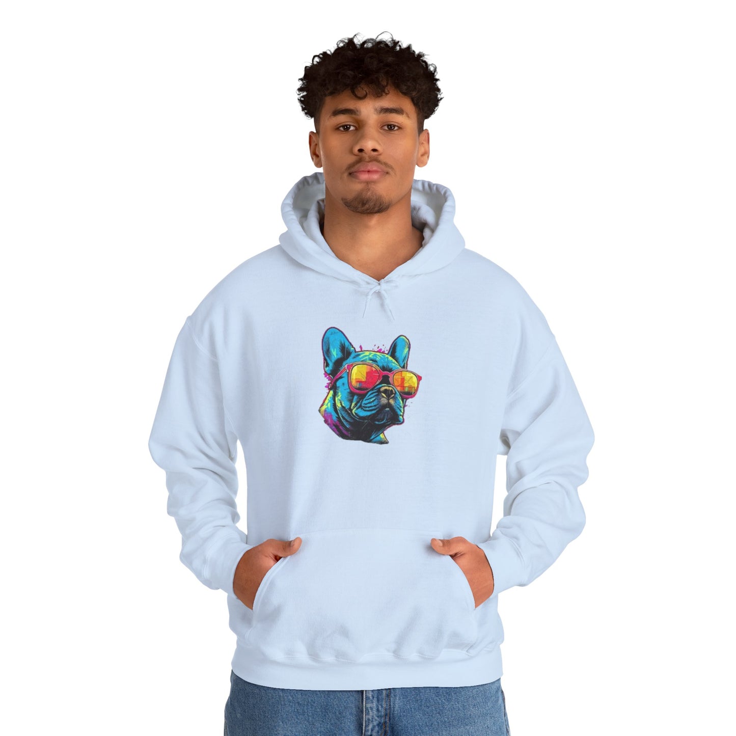 Colorful French Bulldog Hoodie