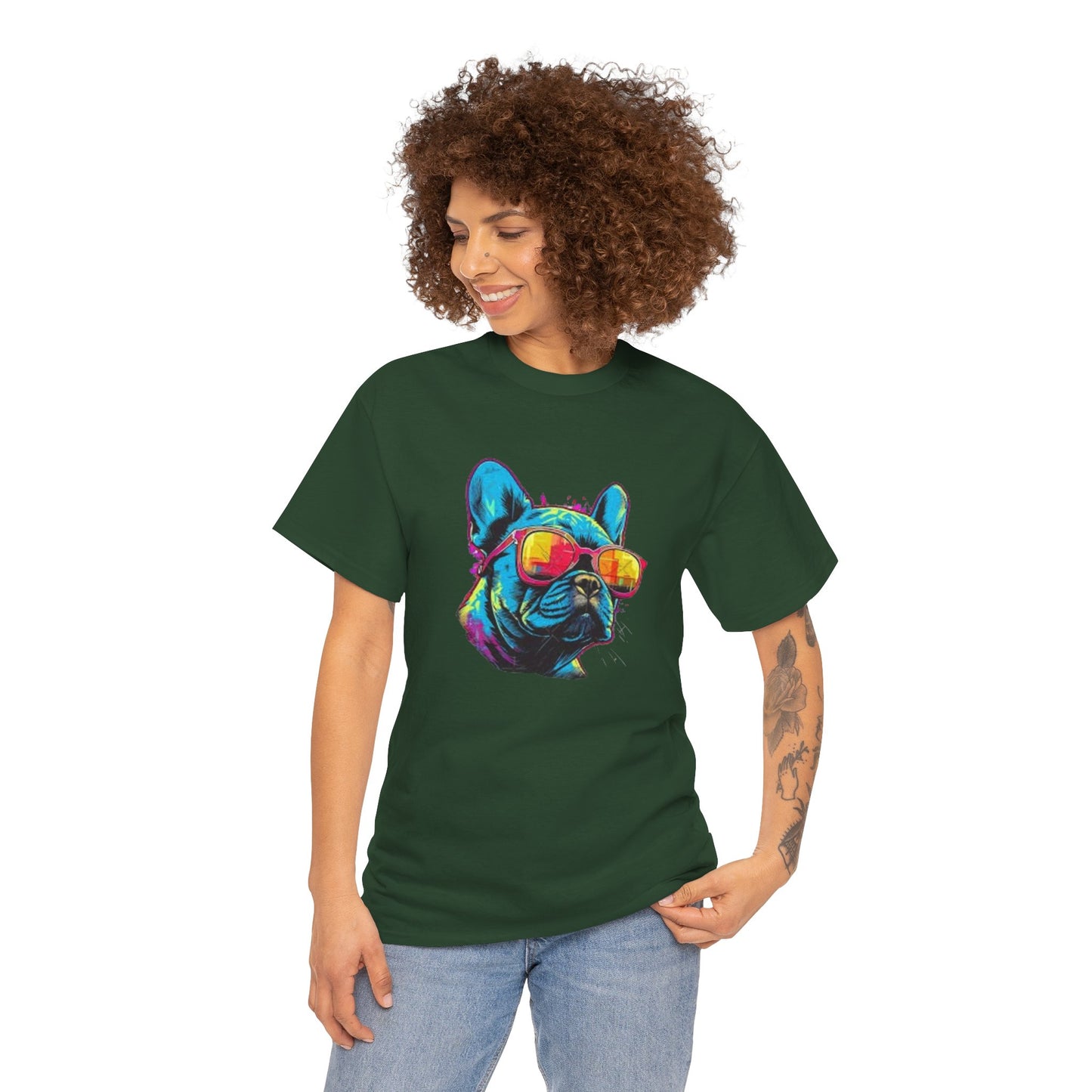 Cool Dog Vibes Unisex Heavy Cotton Tee