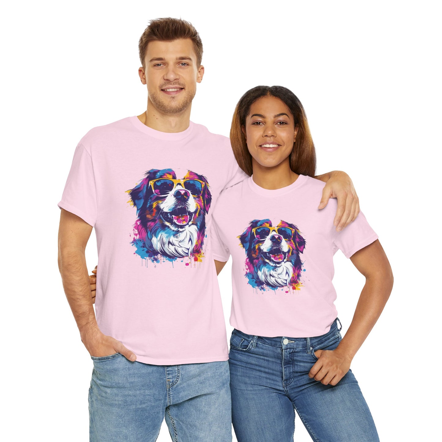 Colorful Dog Art Tee