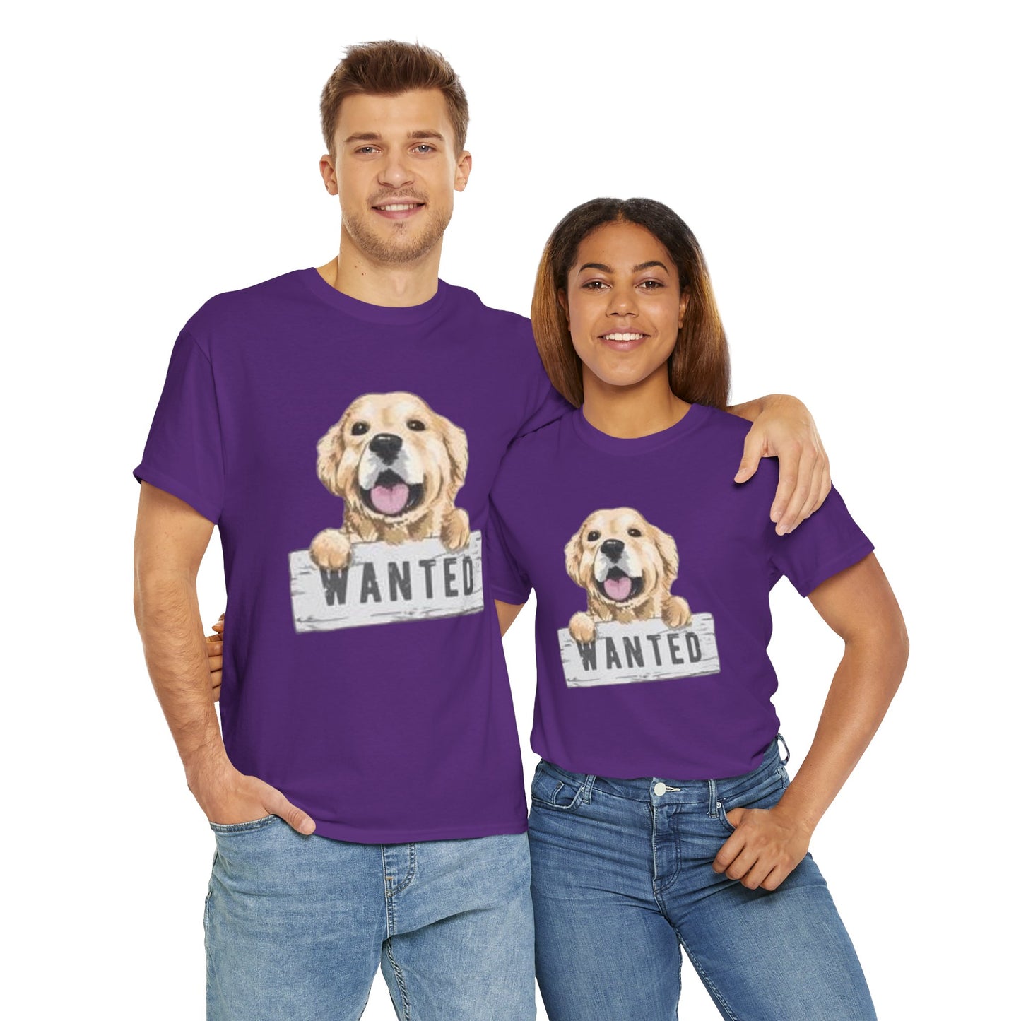 Wanted Dog Unisex Heavy Cotton Tee