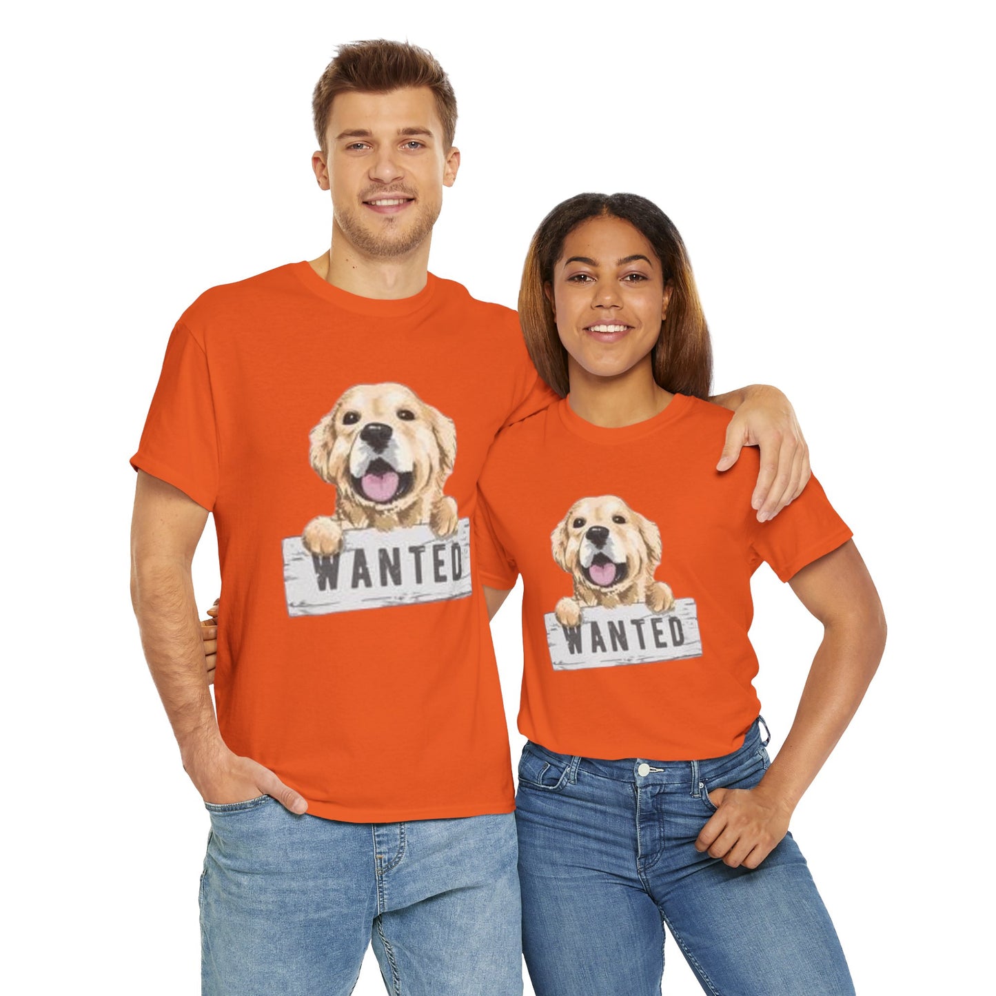 Wanted Dog Unisex Heavy Cotton Tee