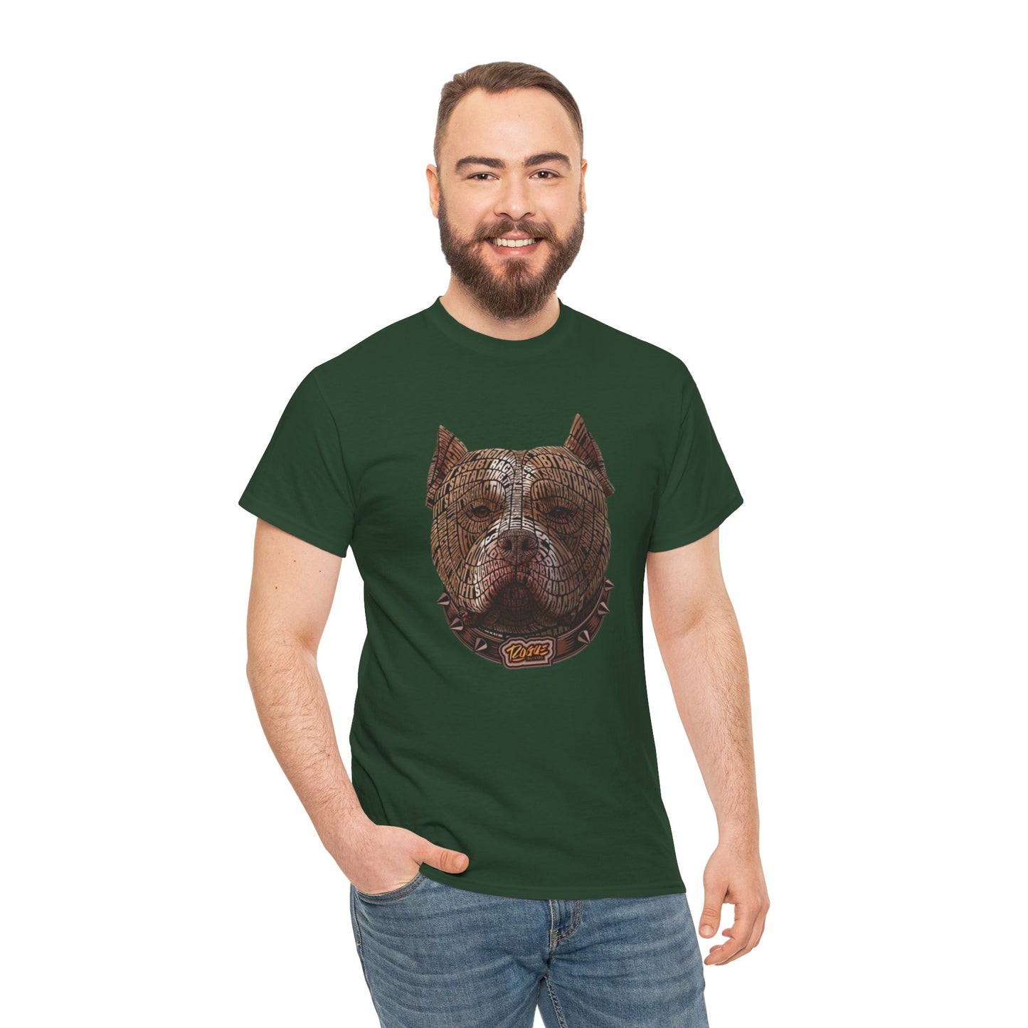 Pitbull Design Unisex Heavy Cotton Tee