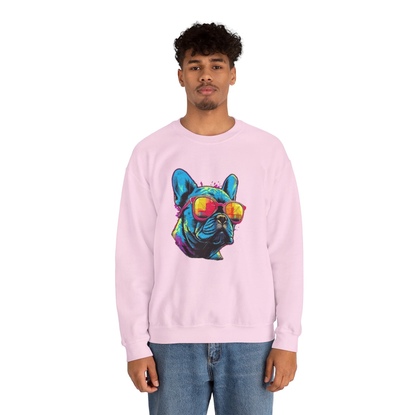 Colorful Bulldog Sweatshirt