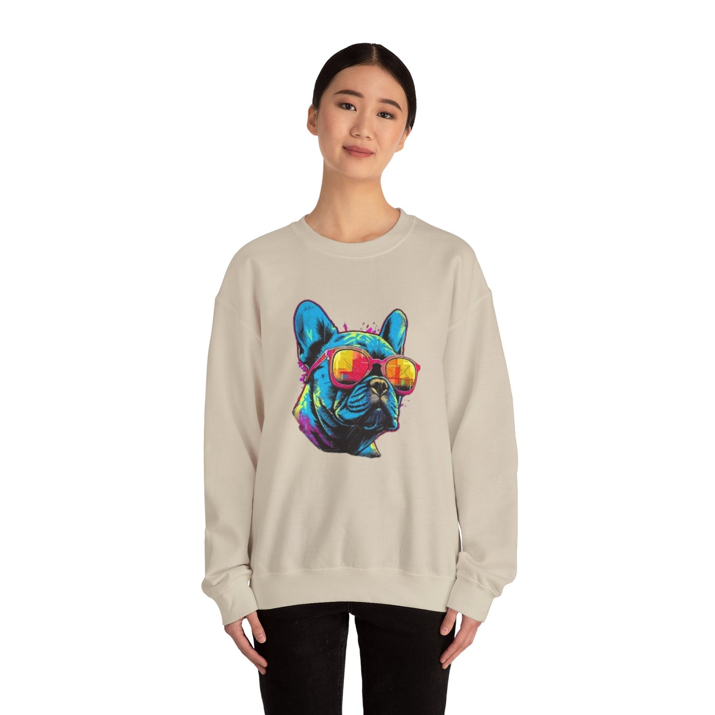 Colorful Bulldog Sweatshirt