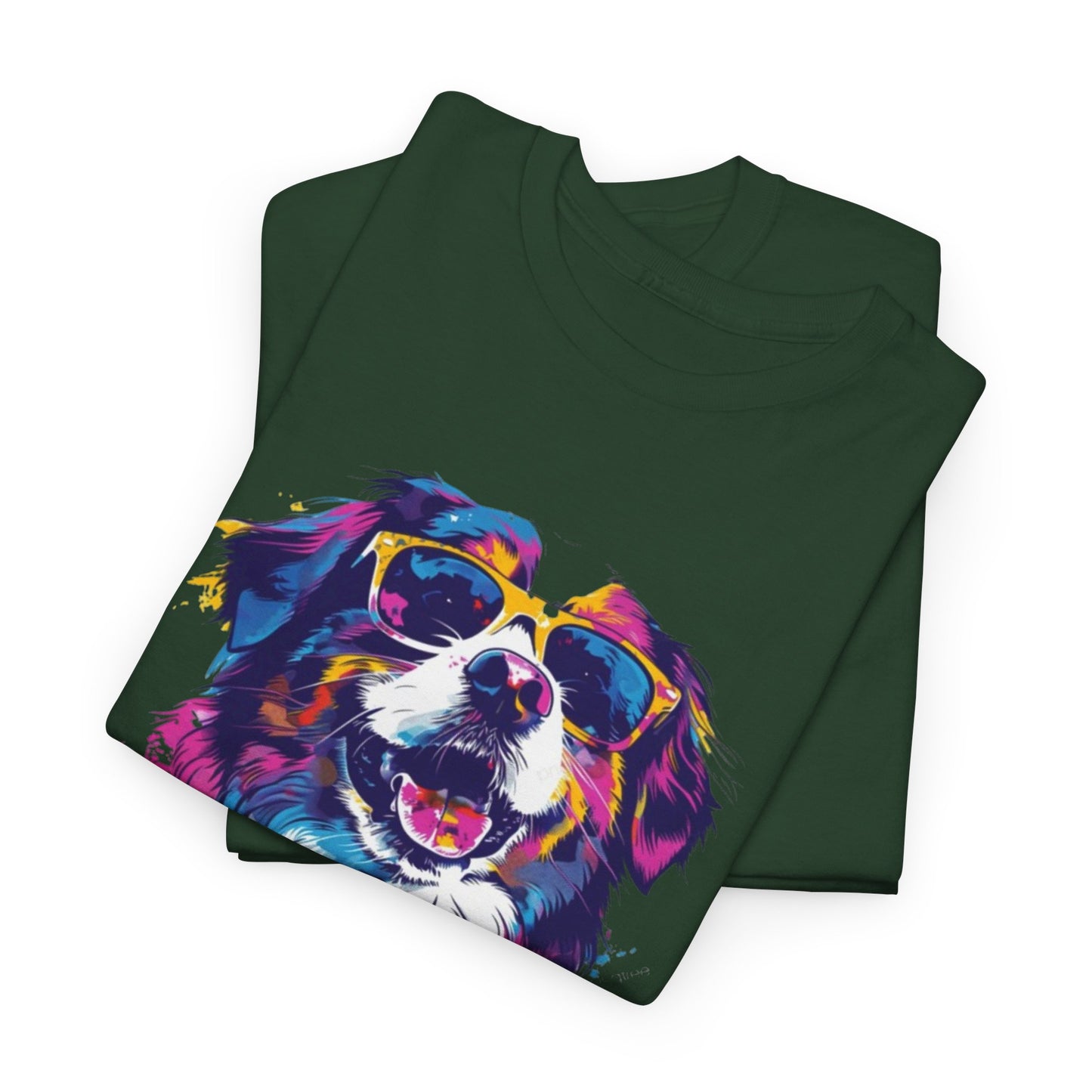Colorful Dog Art Tee