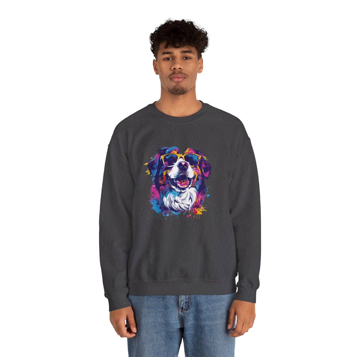 Colorful Dog Lover's Sweatshirt