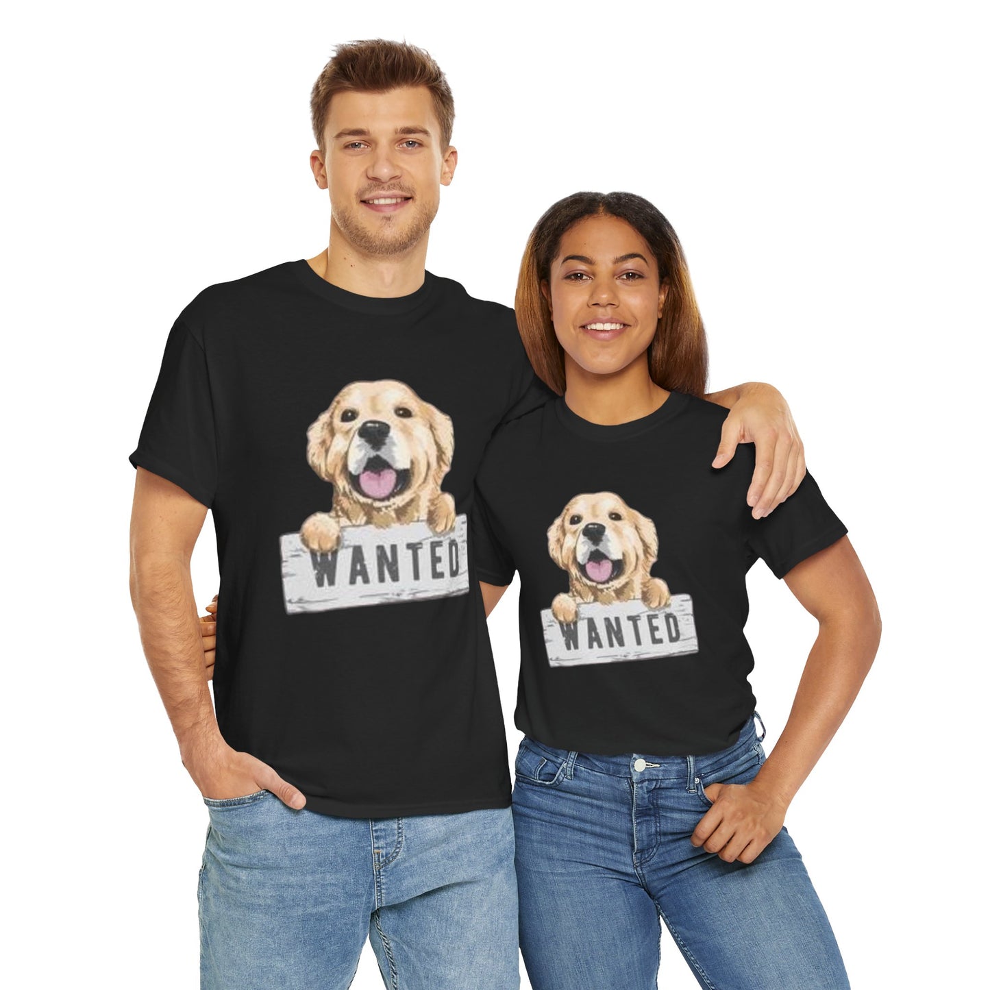 Wanted Dog Unisex Heavy Cotton Tee
