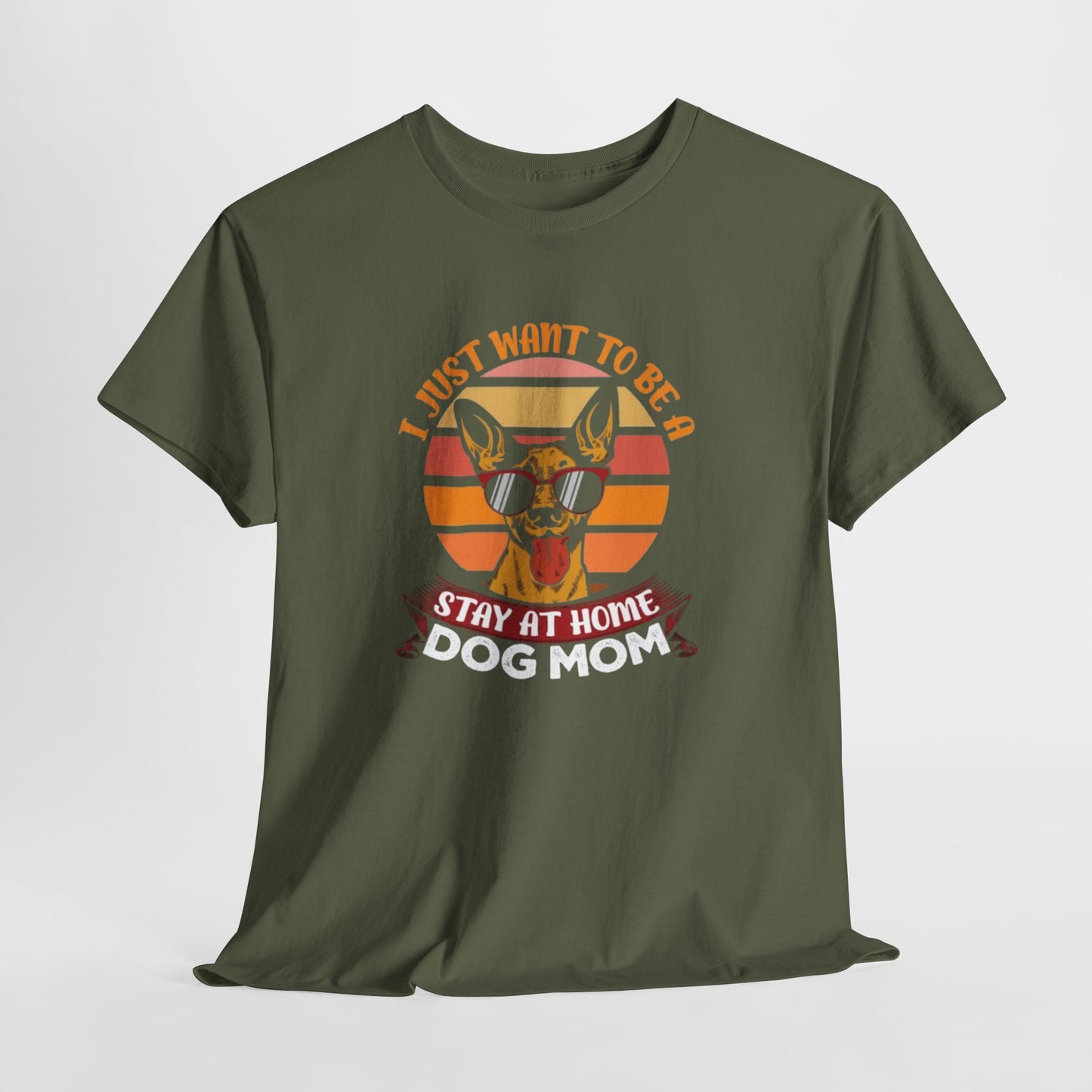 Stay-at-Home Dog Mom Tee