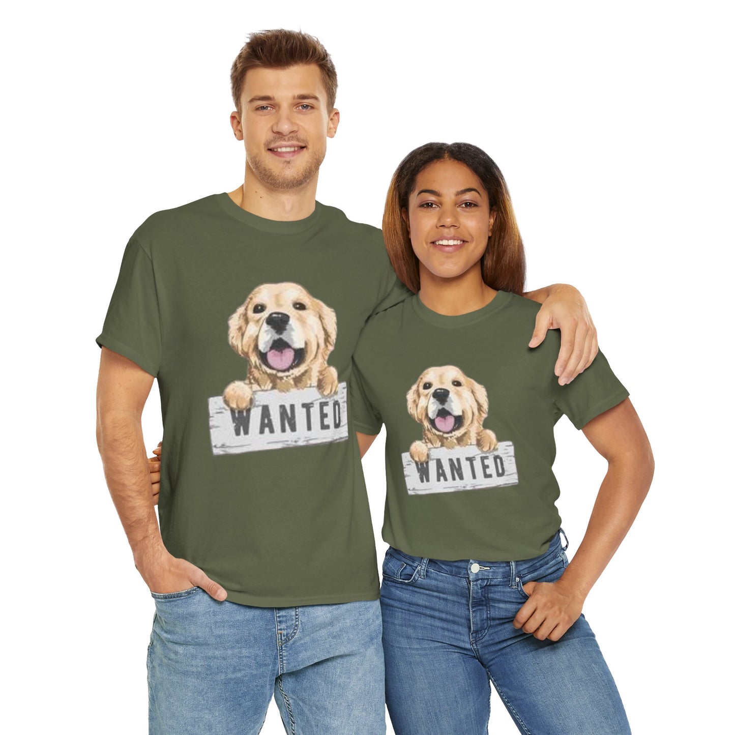 Wanted Dog Unisex Heavy Cotton Tee