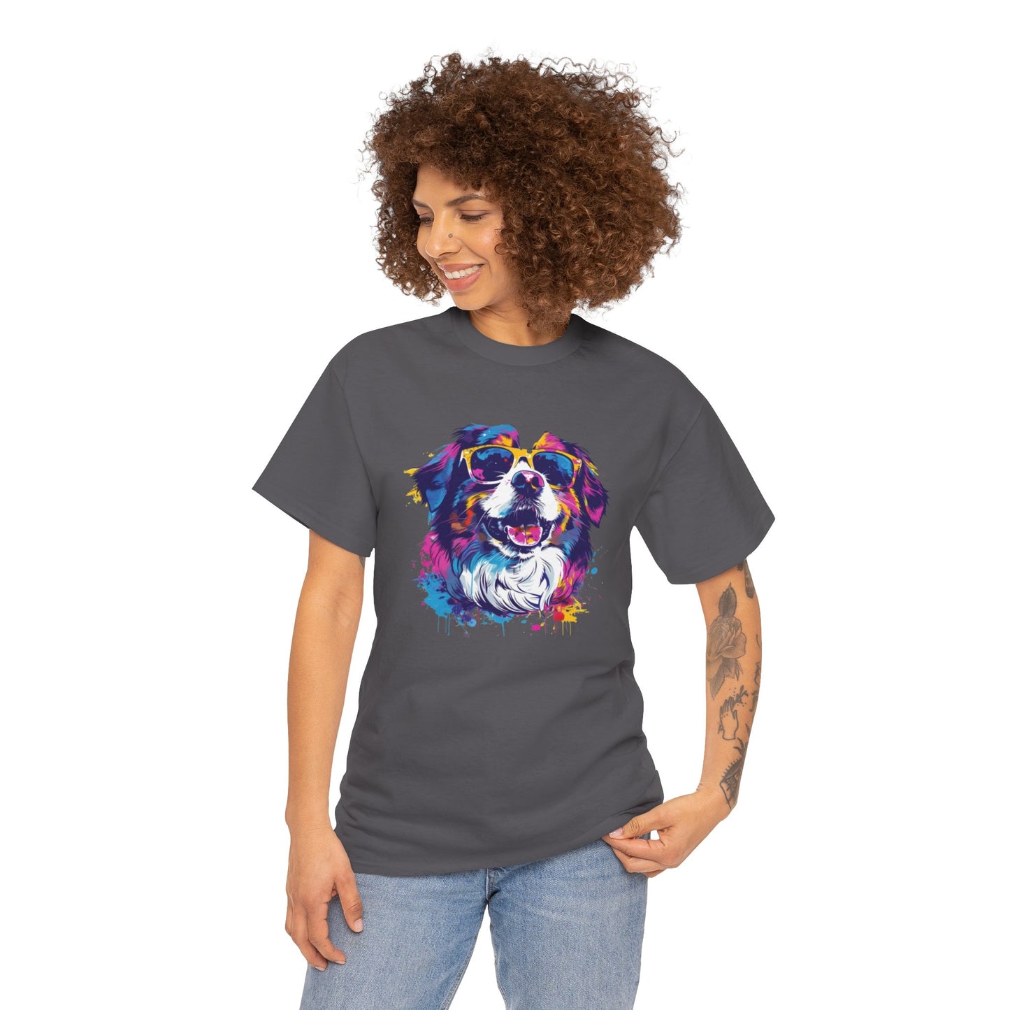 Colorful Dog Art Tee