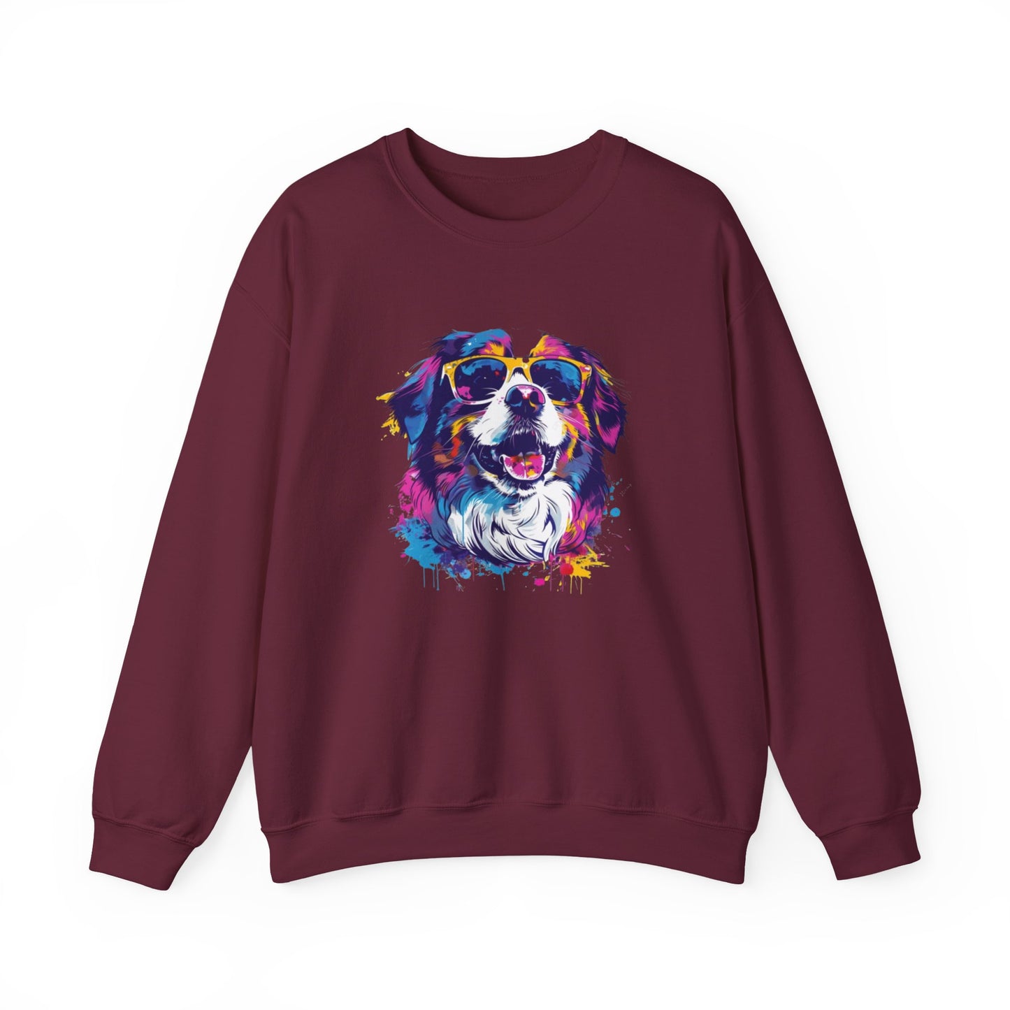 Colorful Dog Lover's Sweatshirt