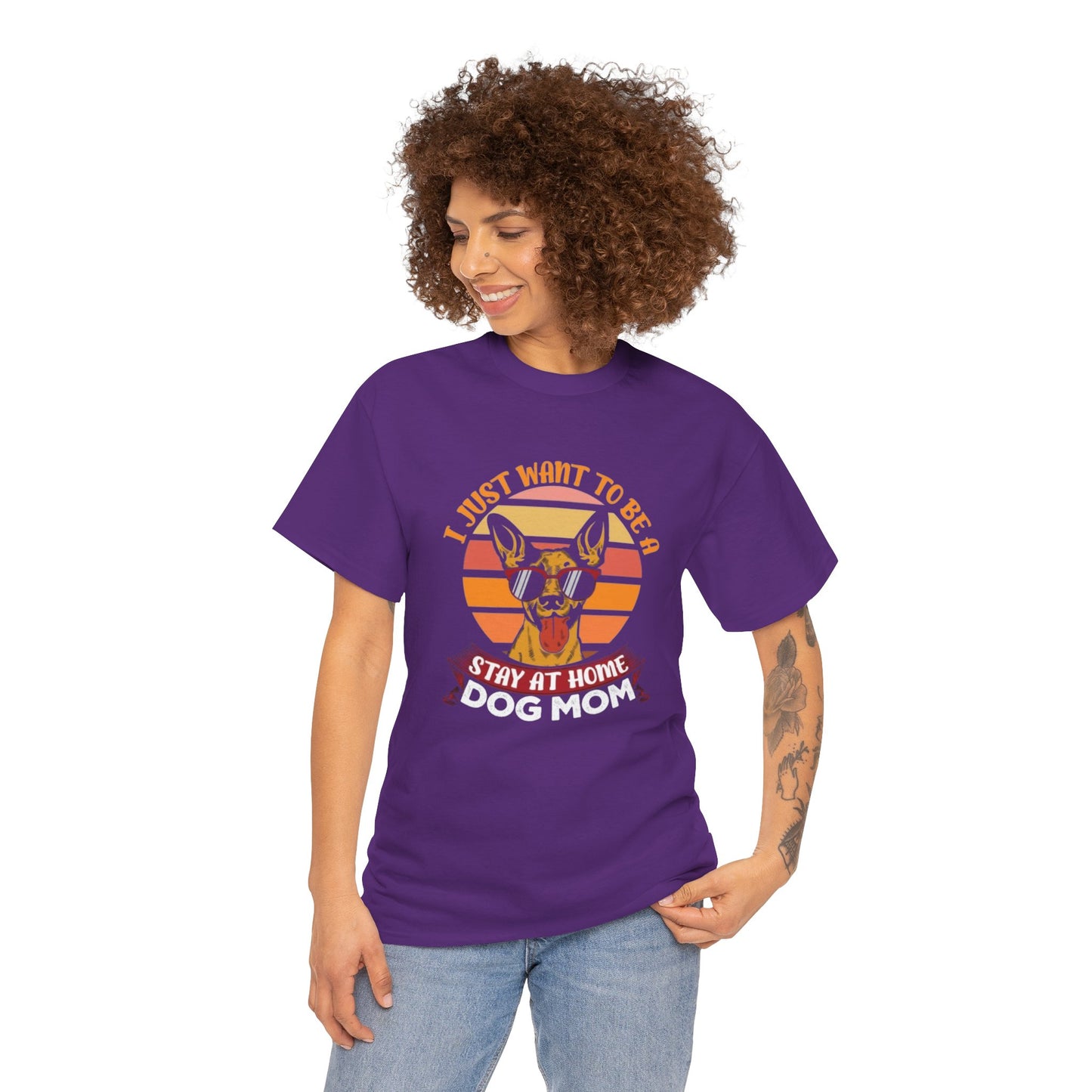 Stay-at-Home Dog Mom Tee