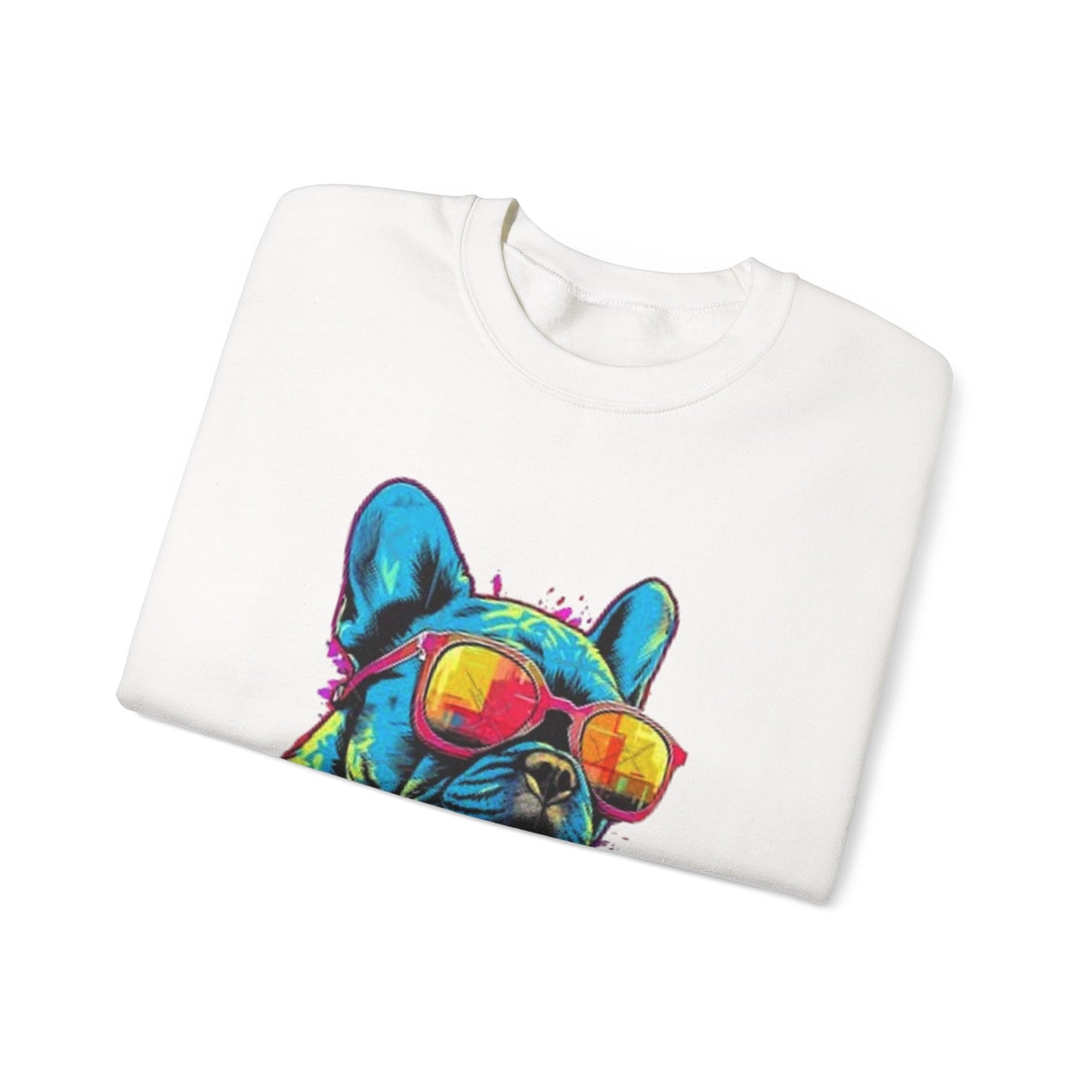 Colorful Bulldog Sweatshirt