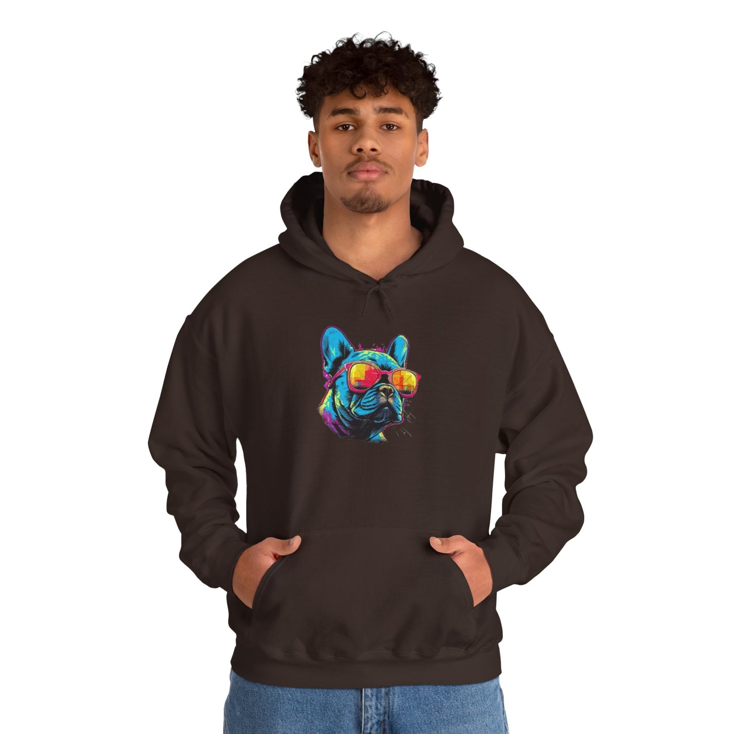 Colorful French Bulldog Hoodie