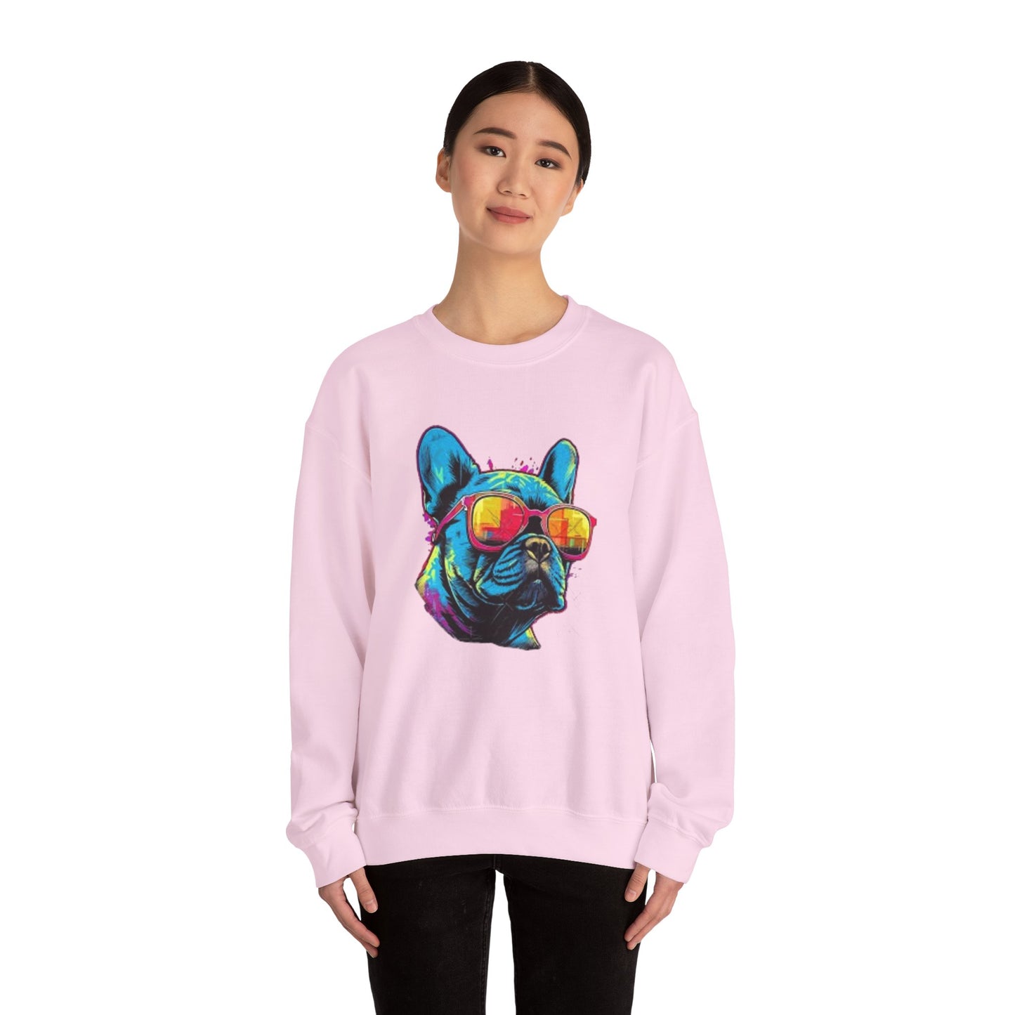 Colorful Bulldog Sweatshirt
