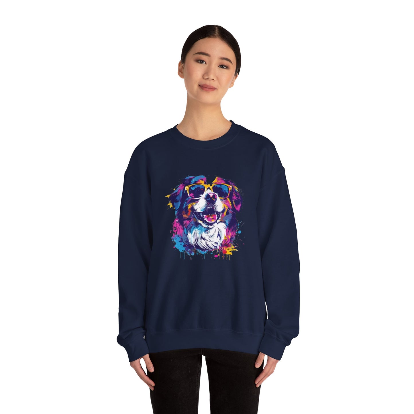 Colorful Dog Lover's Sweatshirt