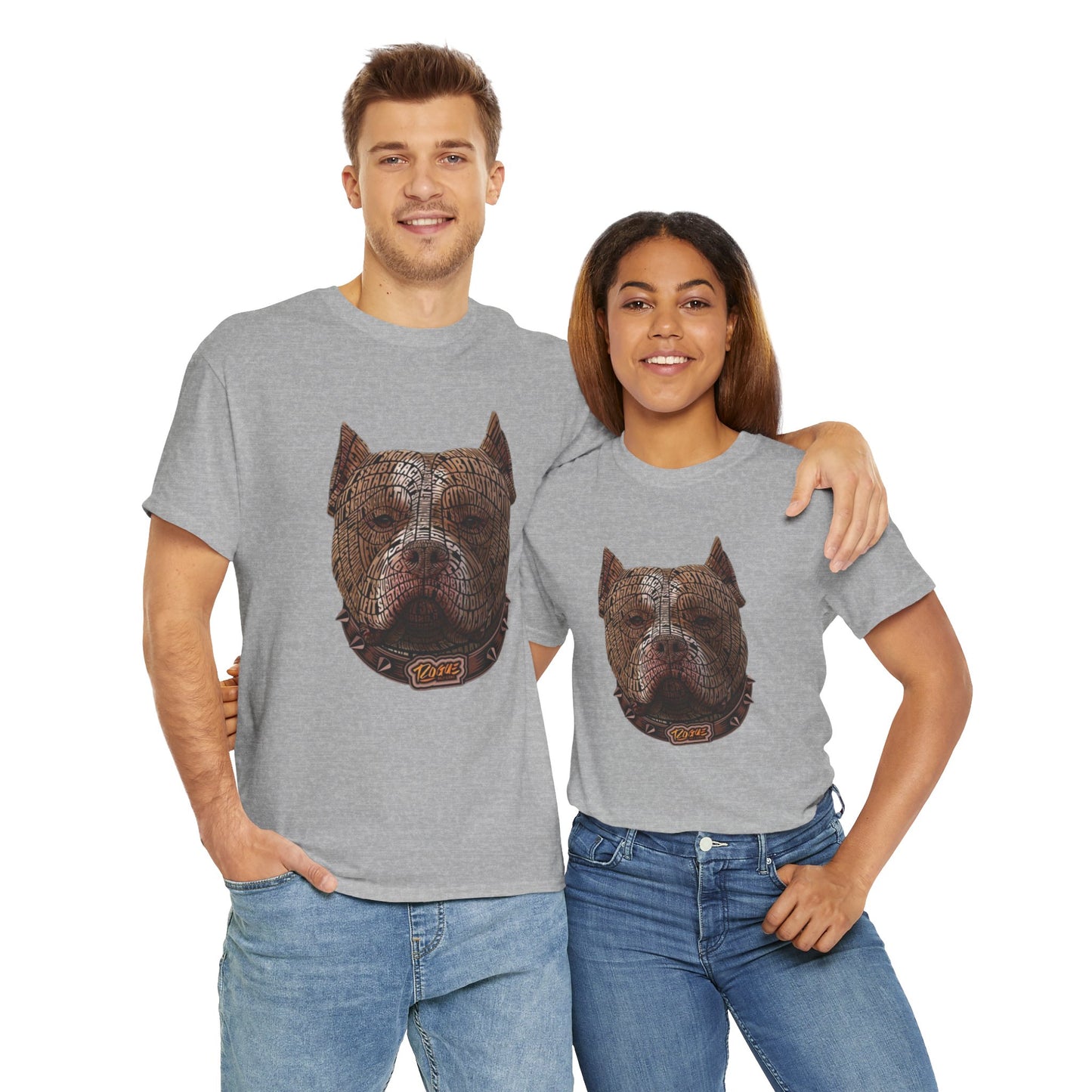 Pitbull Design Unisex Heavy Cotton Tee