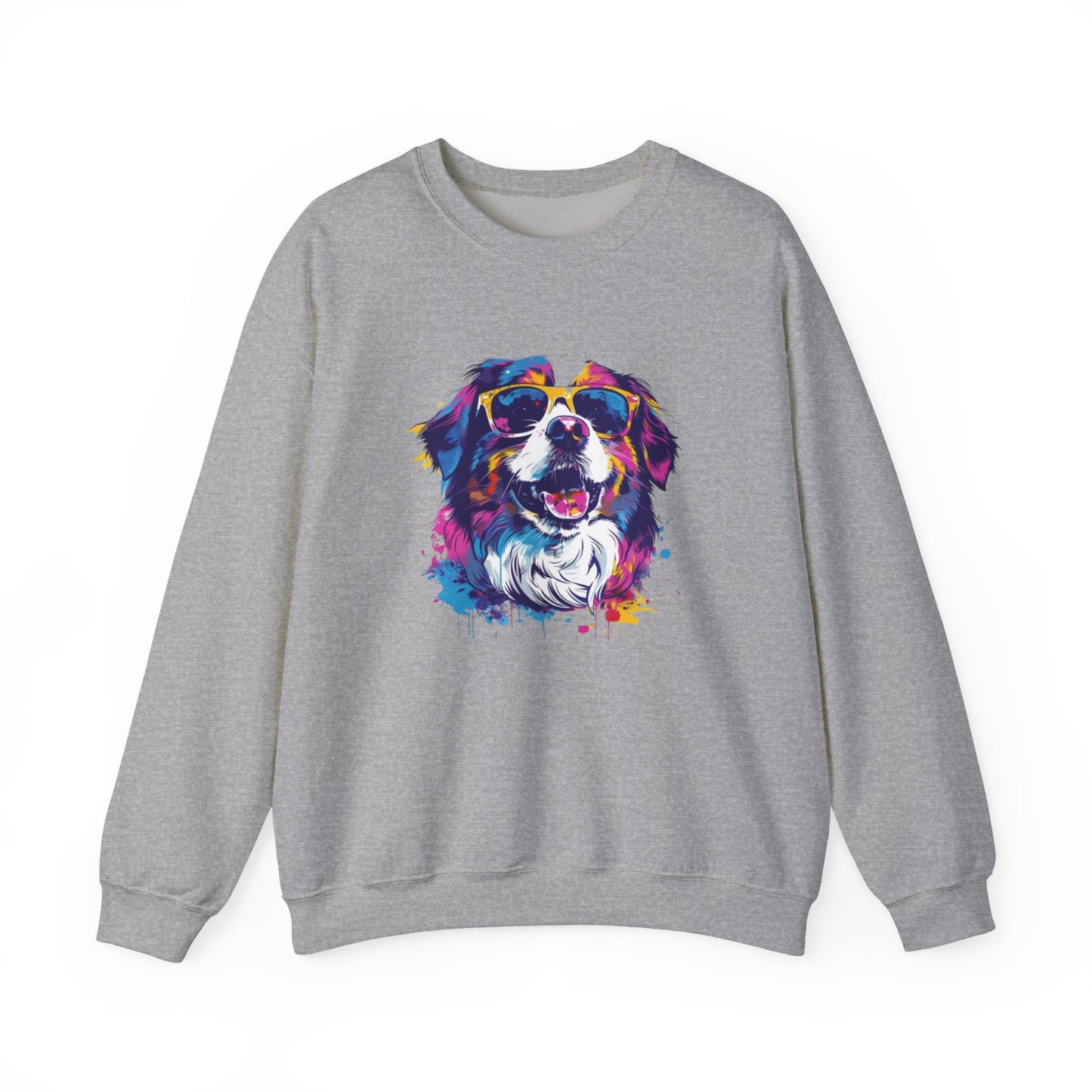 Colorful Dog Lover's Sweatshirt