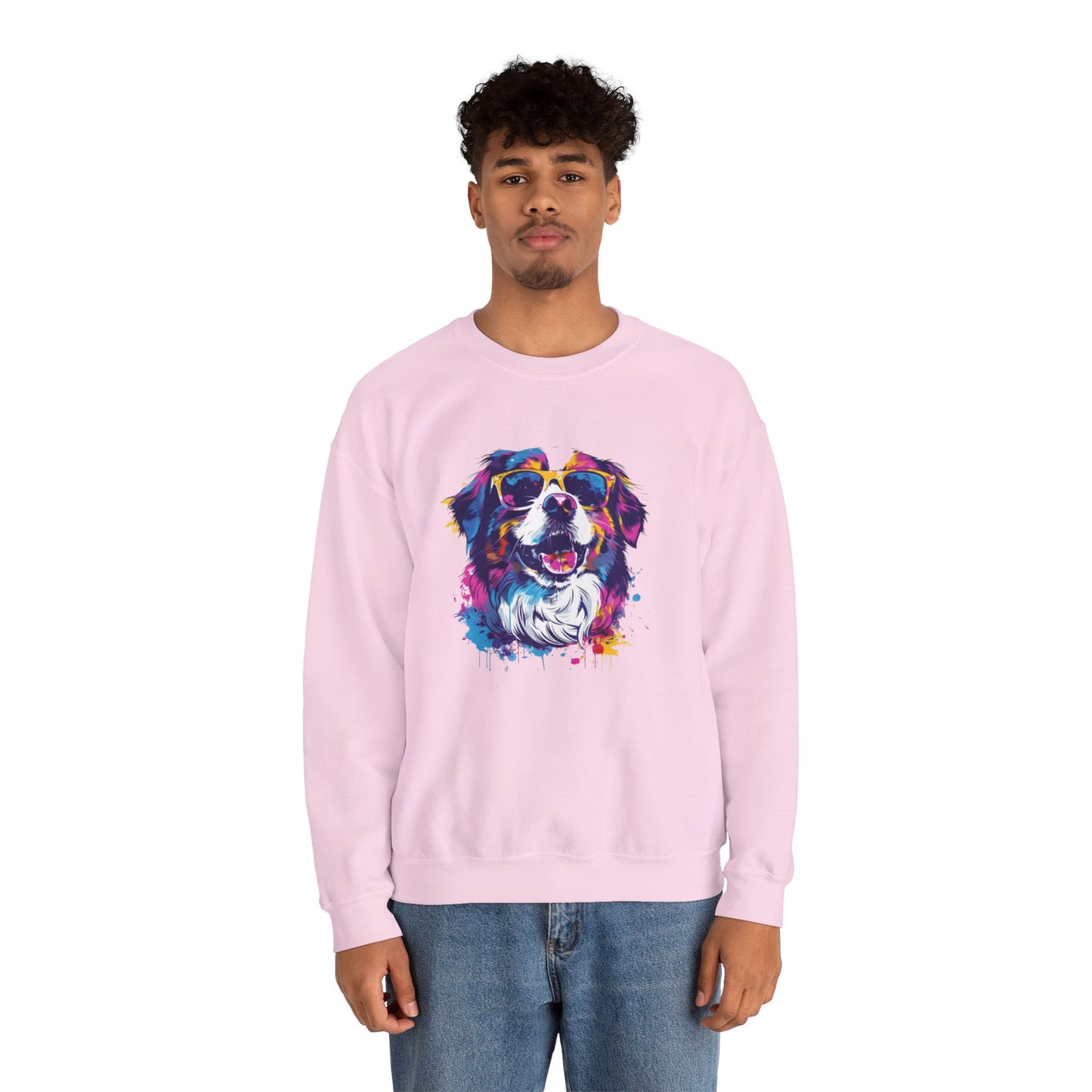 Colorful Dog Lover's Sweatshirt