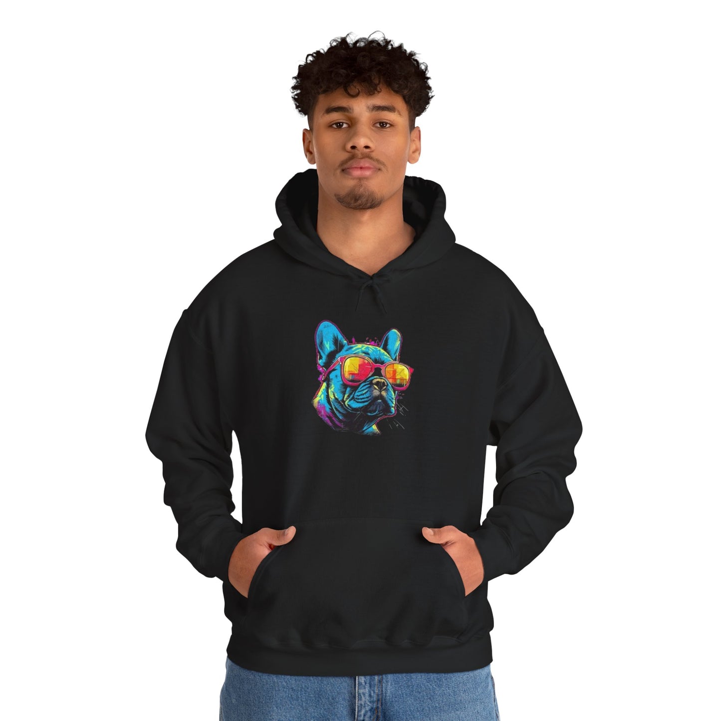 Colorful French Bulldog Hoodie