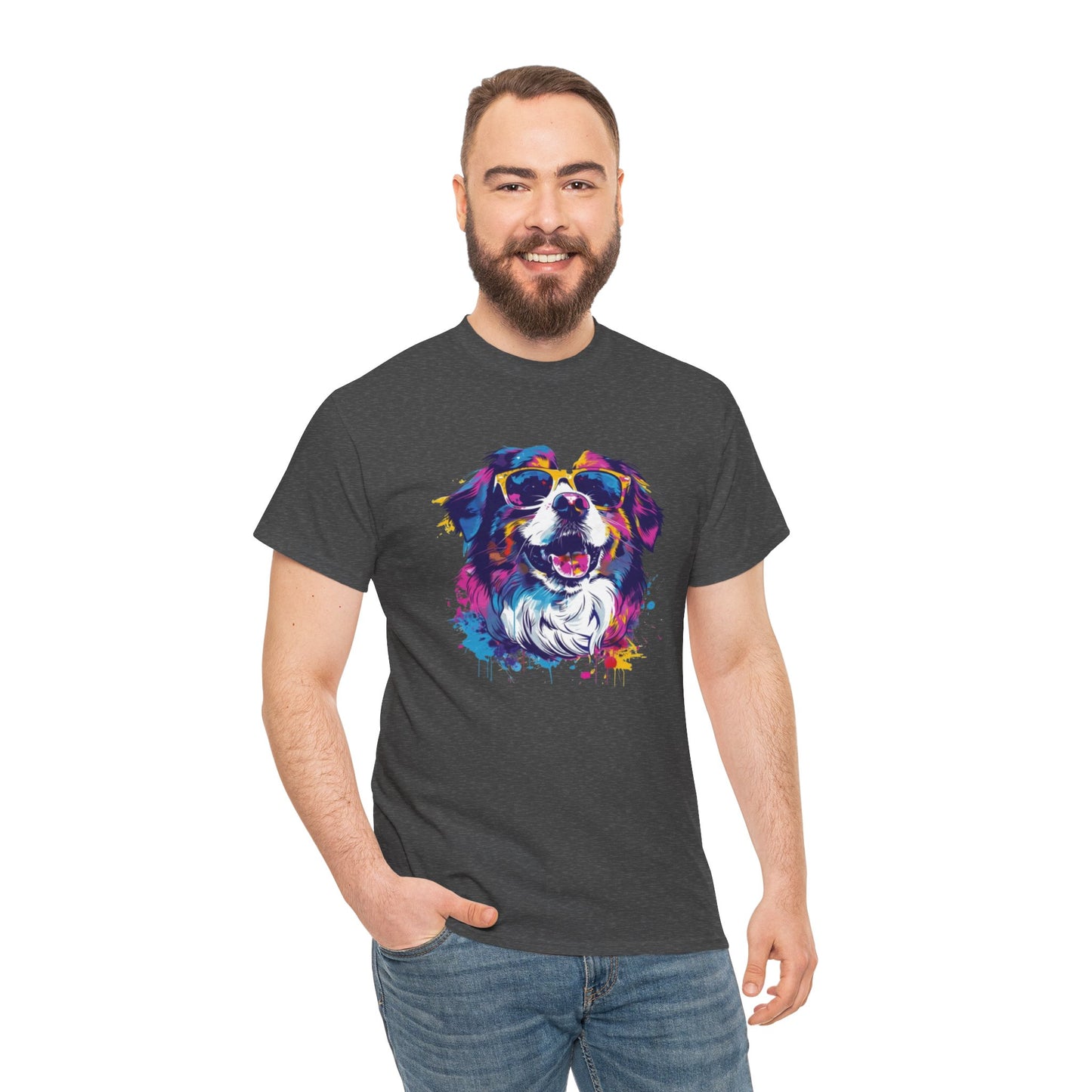 Colorful Dog Art Tee