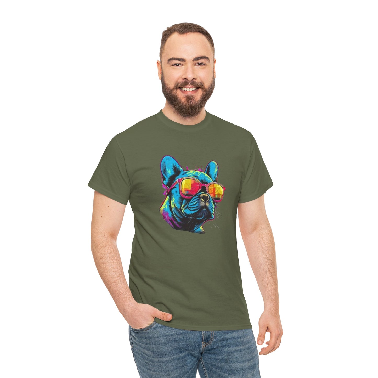 Cool Dog Vibes Unisex Heavy Cotton Tee