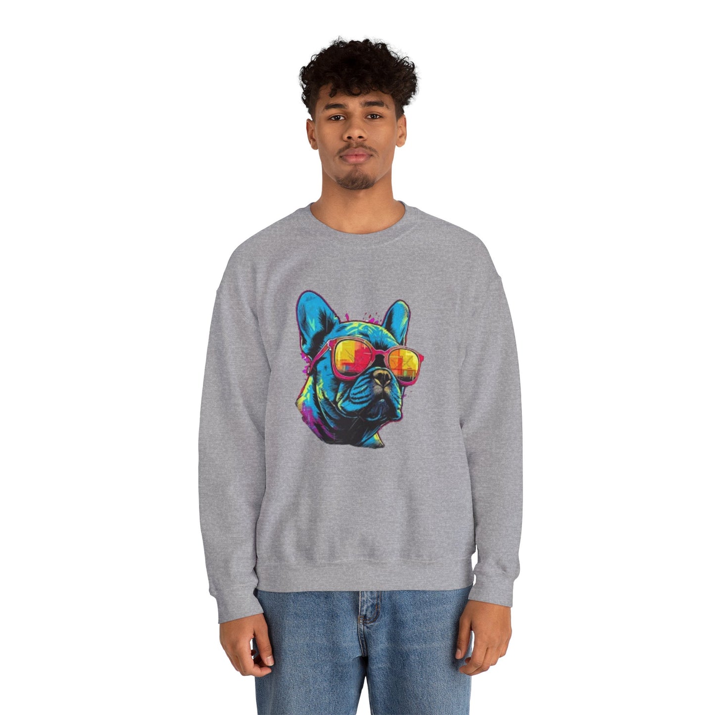 Colorful Bulldog Sweatshirt