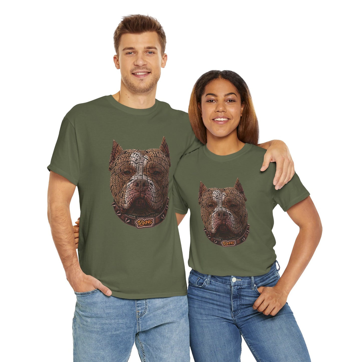 Pitbull Design Unisex Heavy Cotton Tee