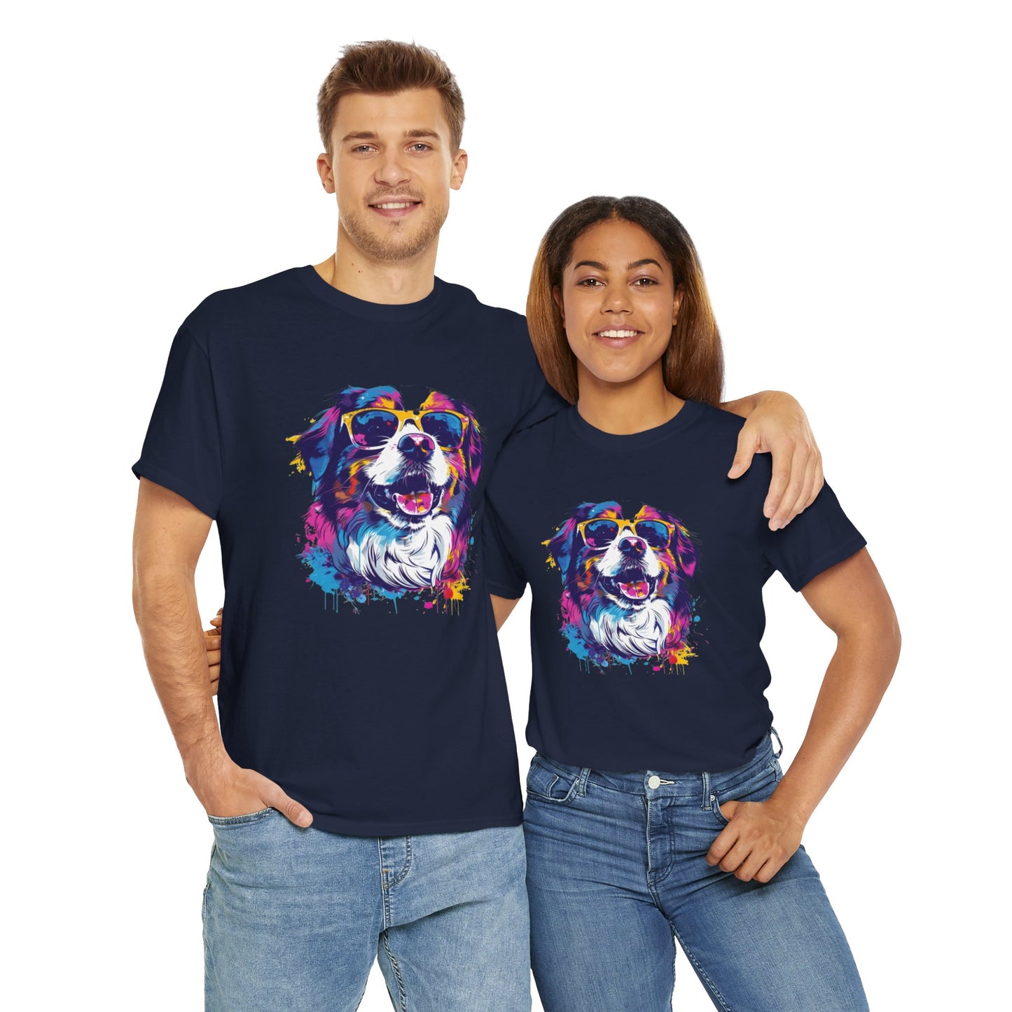 Colorful Dog Art Tee