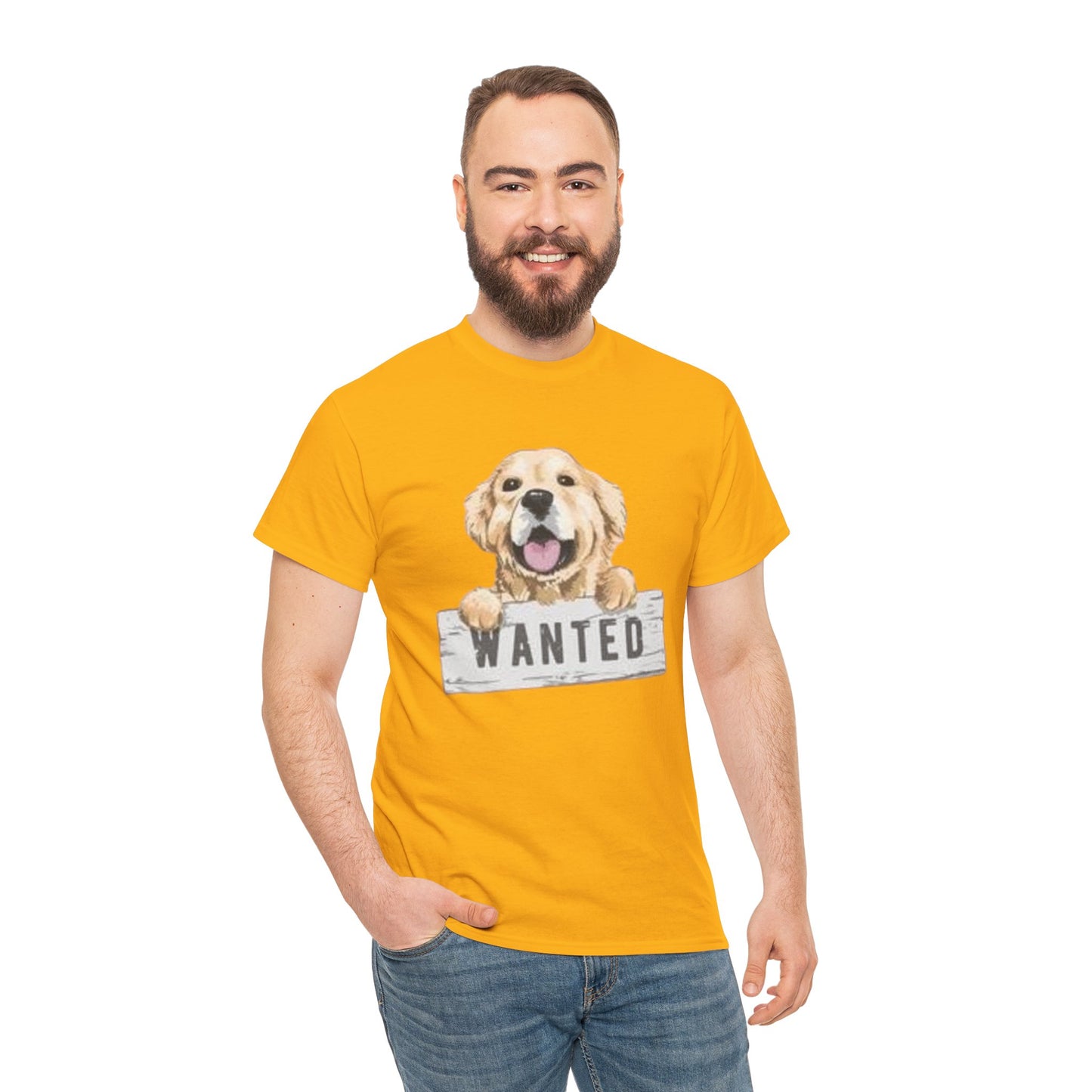Wanted Dog Unisex Heavy Cotton Tee