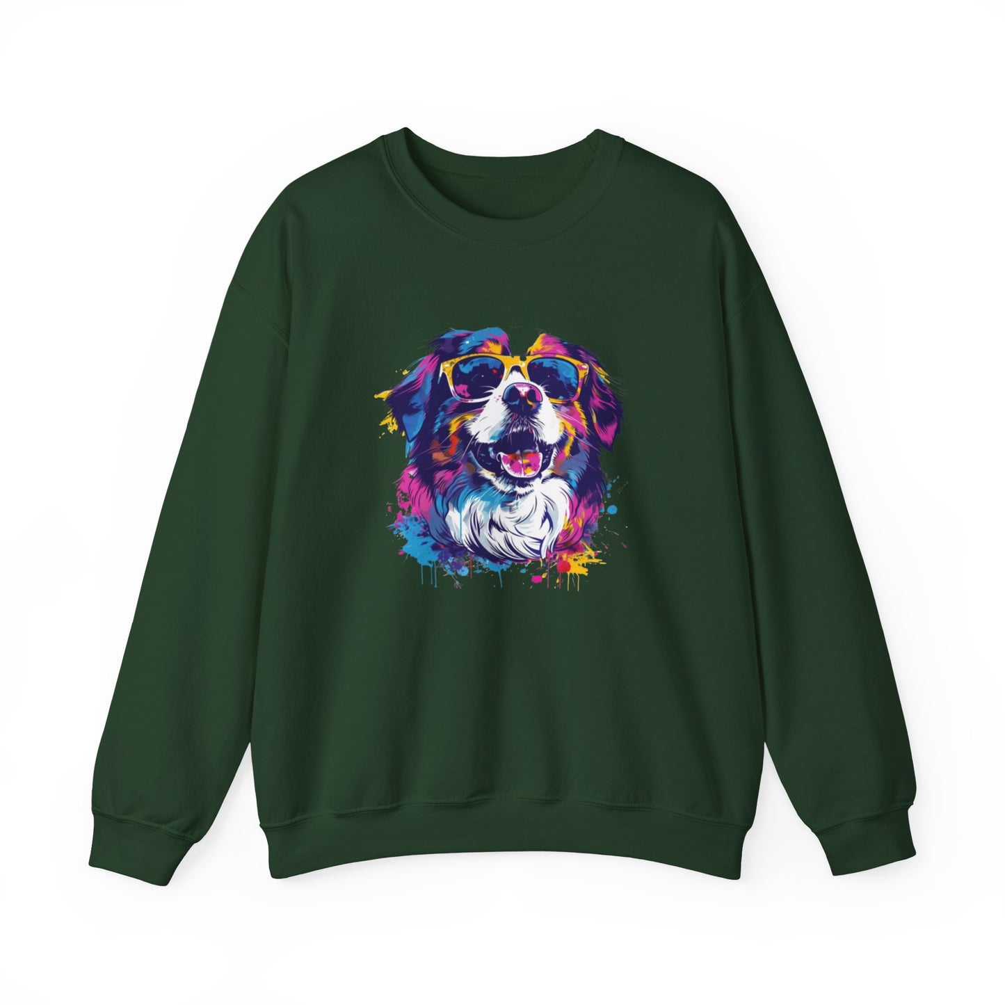 Colorful Dog Lover's Sweatshirt