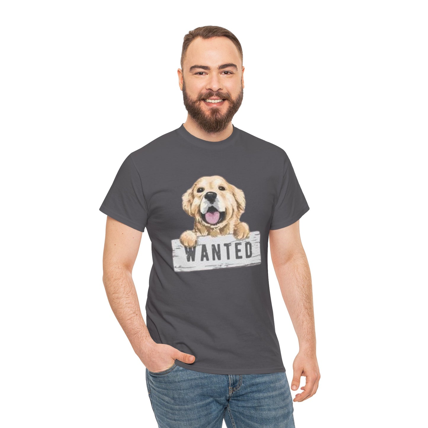 Wanted Dog Unisex Heavy Cotton Tee