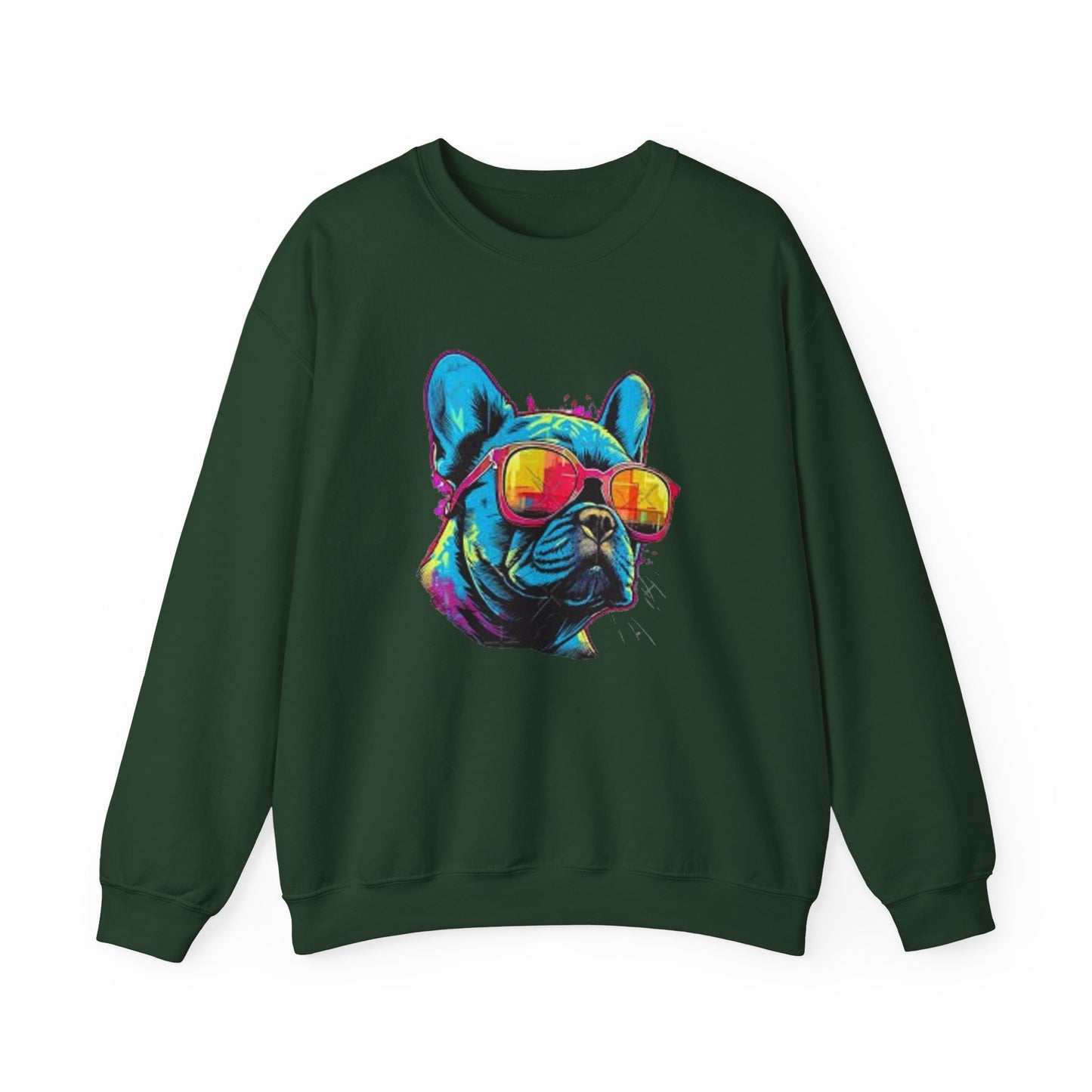 Colorful Bulldog Sweatshirt