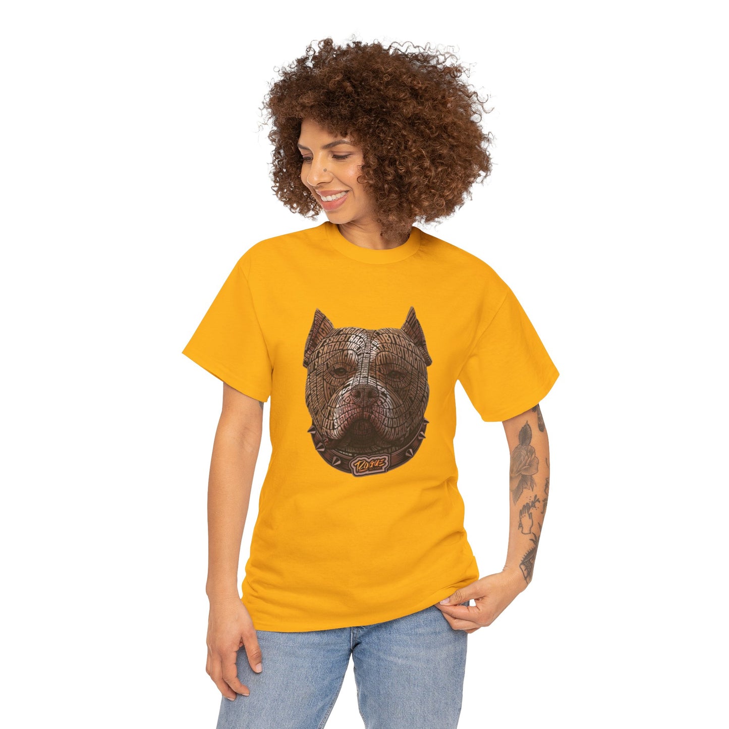 Pitbull Design Unisex Heavy Cotton Tee