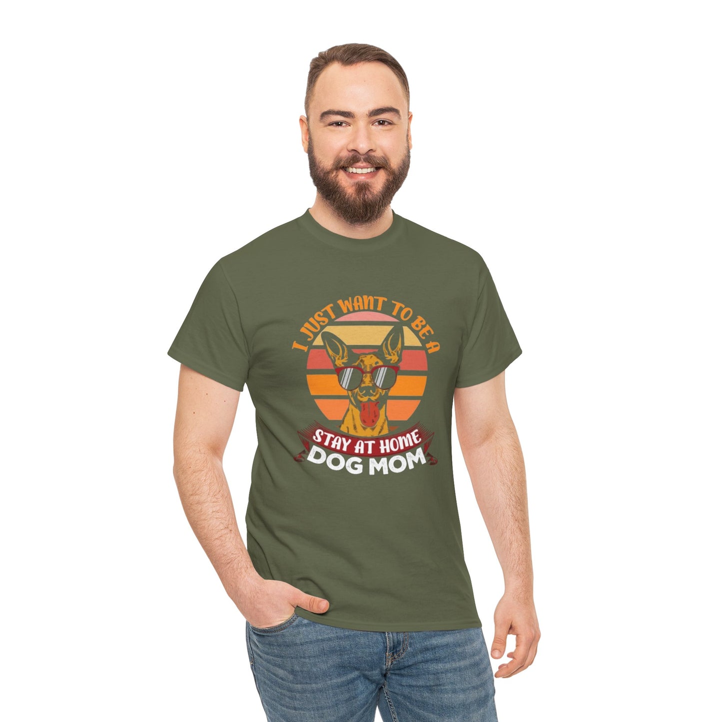 Stay-at-Home Dog Mom Tee