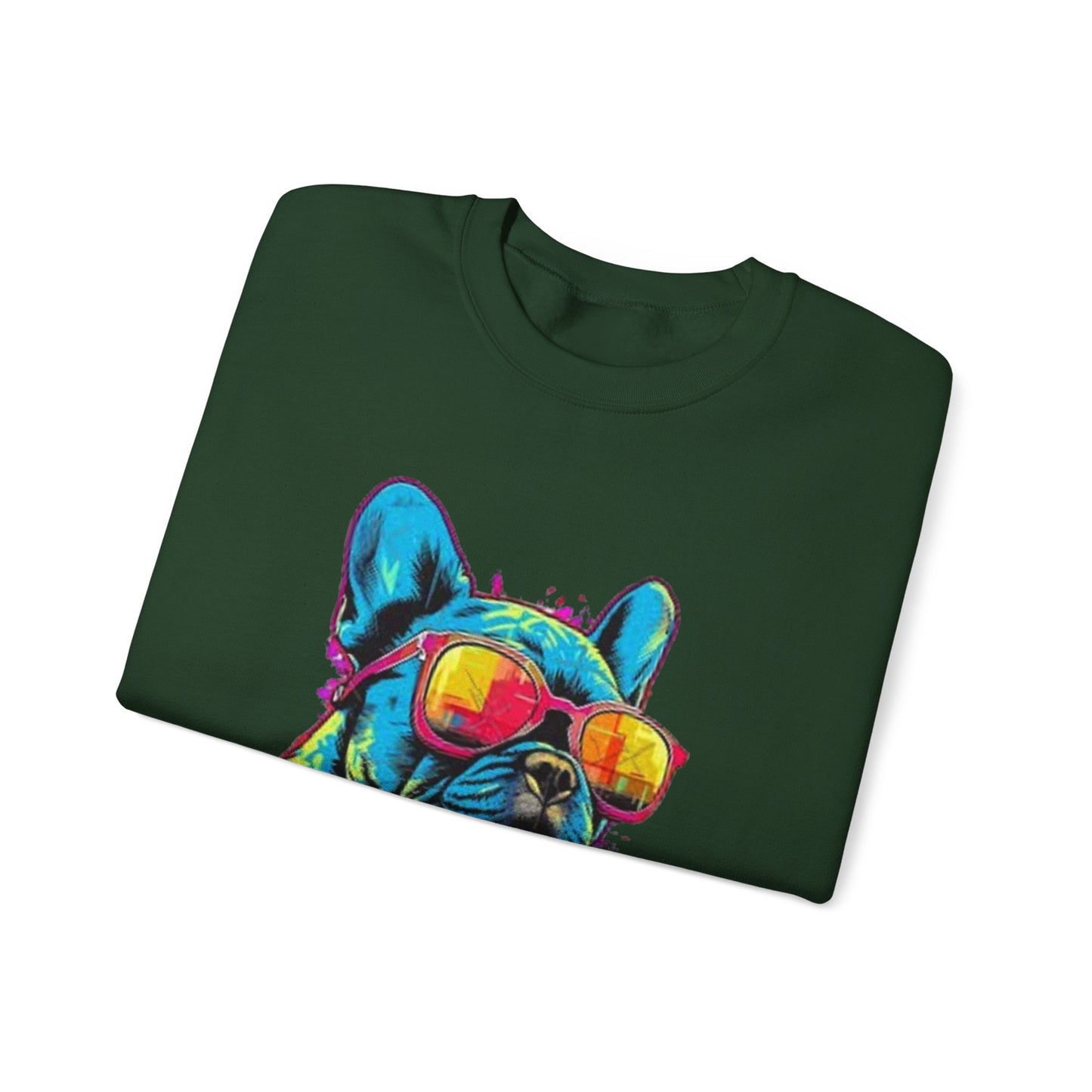 Colorful Bulldog Sweatshirt
