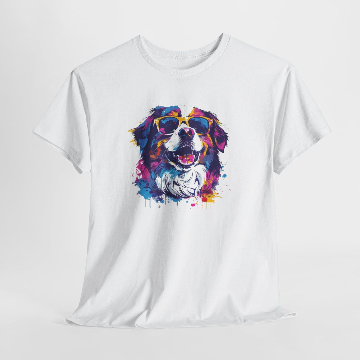 Colorful Dog Art Tee